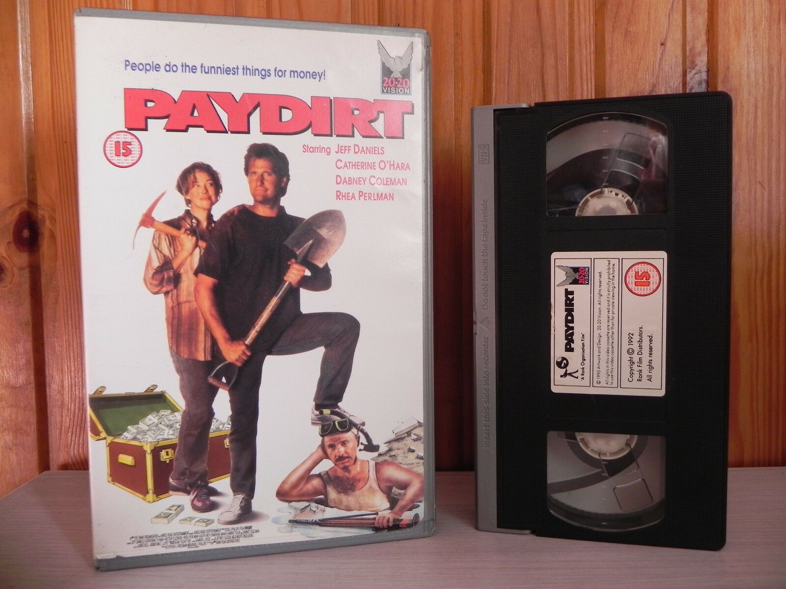 Pay Dirt - 20/20 Video Release - Jeff Daniels/Catherine O'Hara - Comedy - VHS-