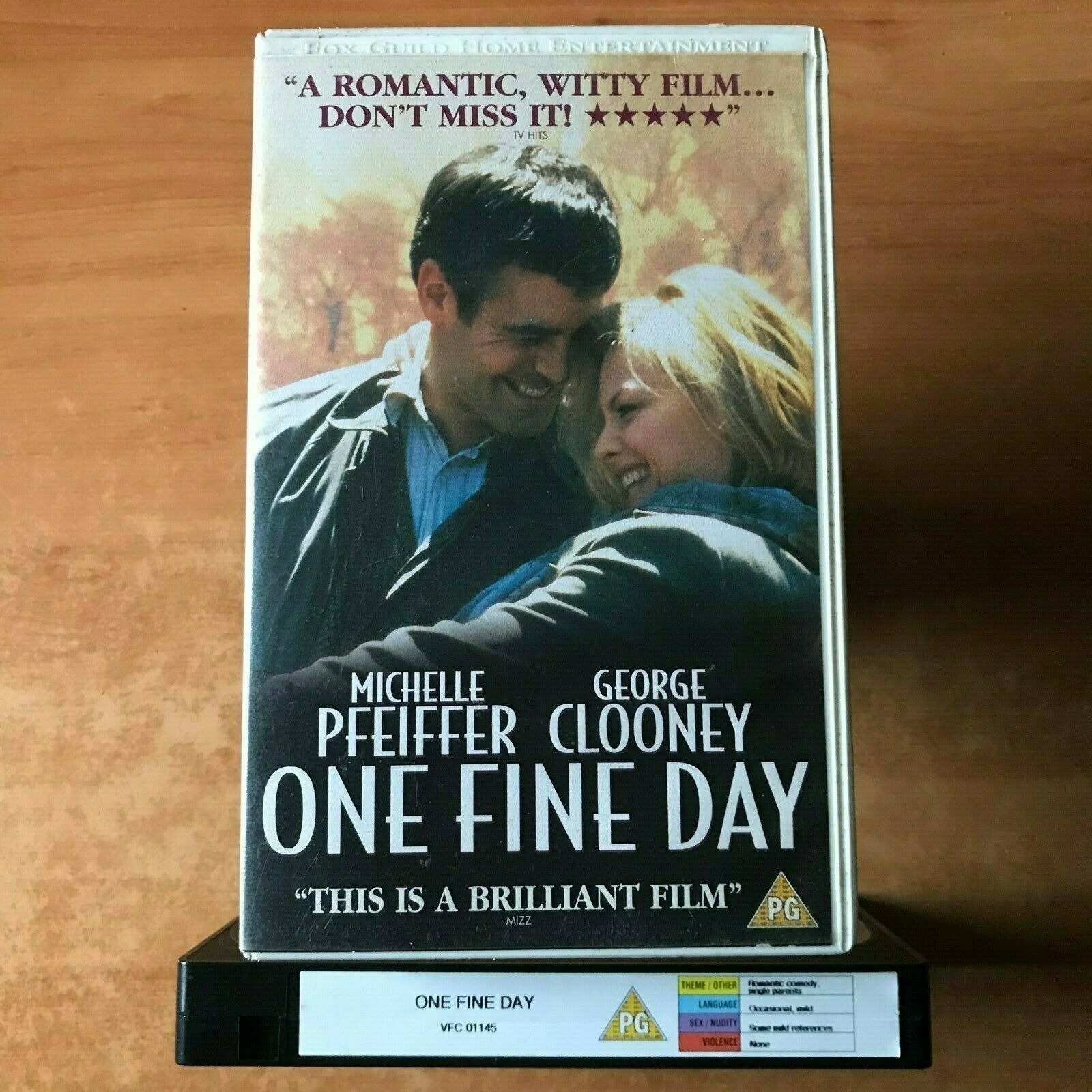 One Fine Day: NYC Romance - Drama [Large Box] Rental - Michelle Pfeiffer - VHS-