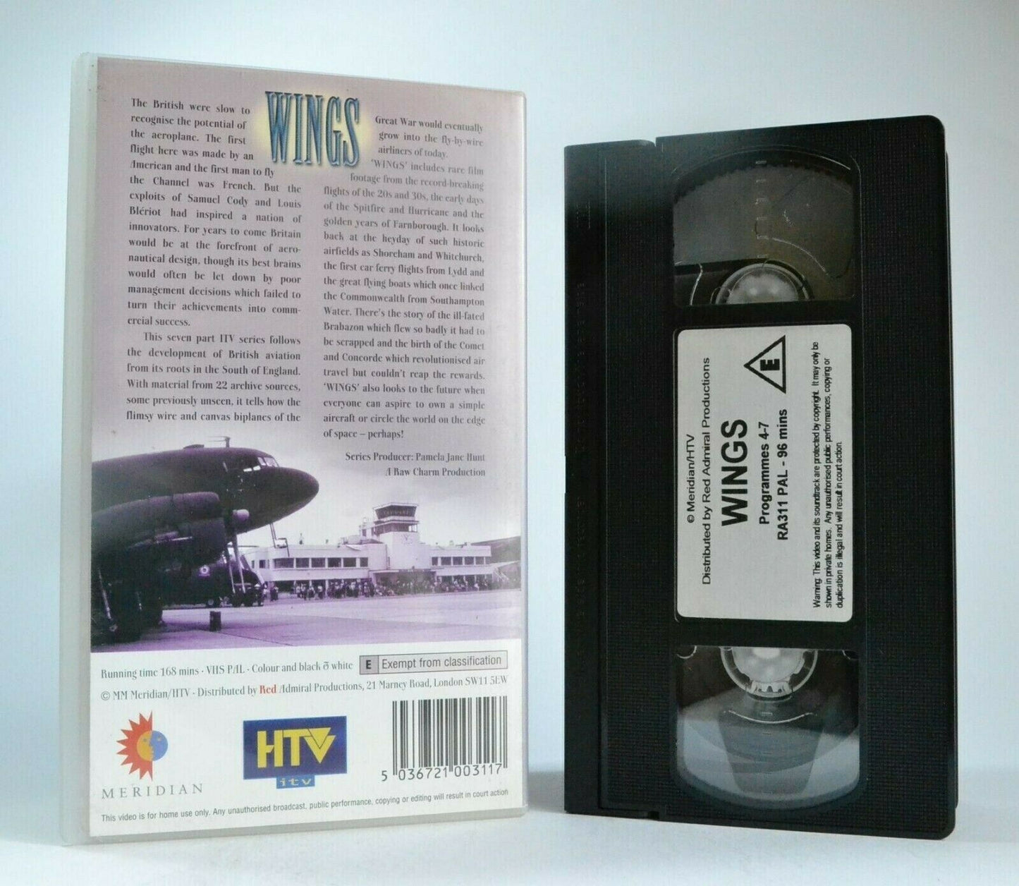 Wings: 7 Part ITV Series - (1977) Documentary - Royal Flying Corps - Pal VHS-