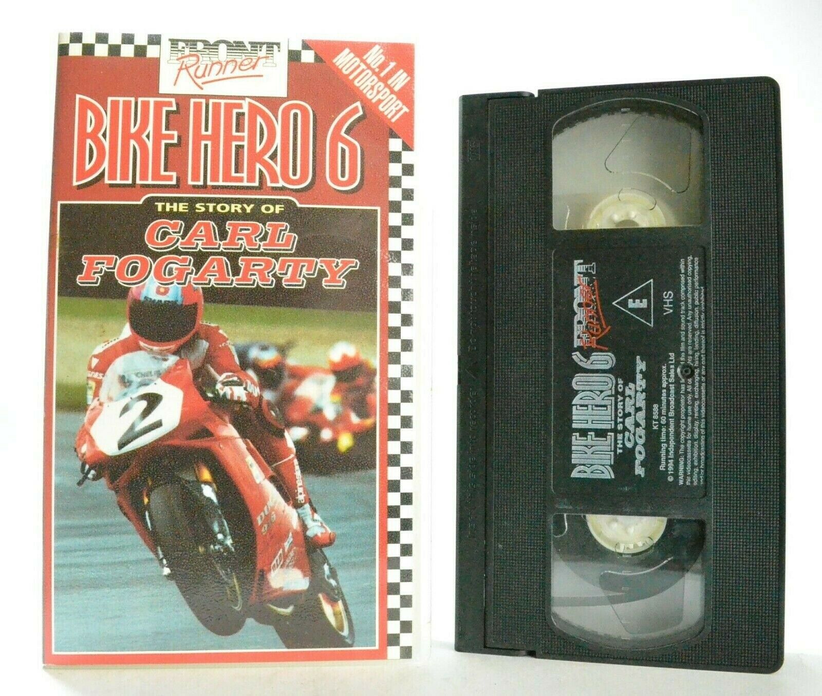 Bike Hero 6: The Story Of Carl Fogarty - Documentary - Motorsports - Pal VHS-