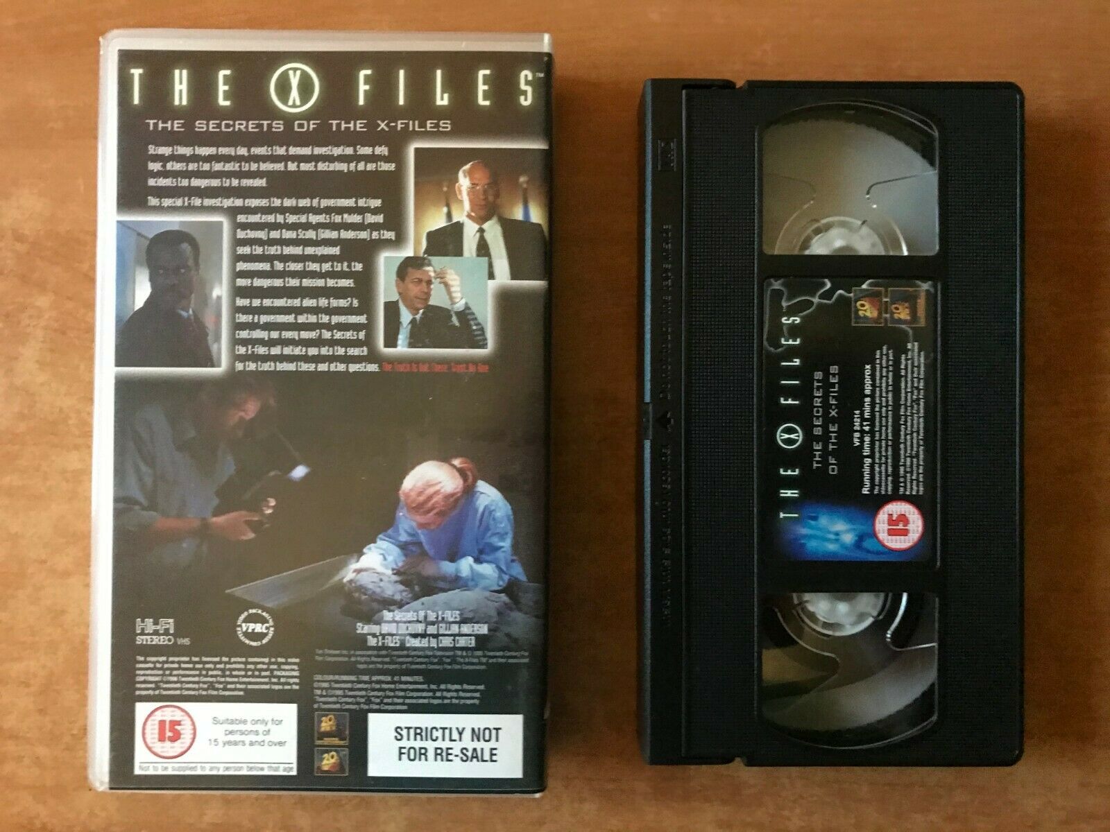 The X-Files: The Secrets Of The X-Files [Documentary] David Duchovny - Pal VHS-