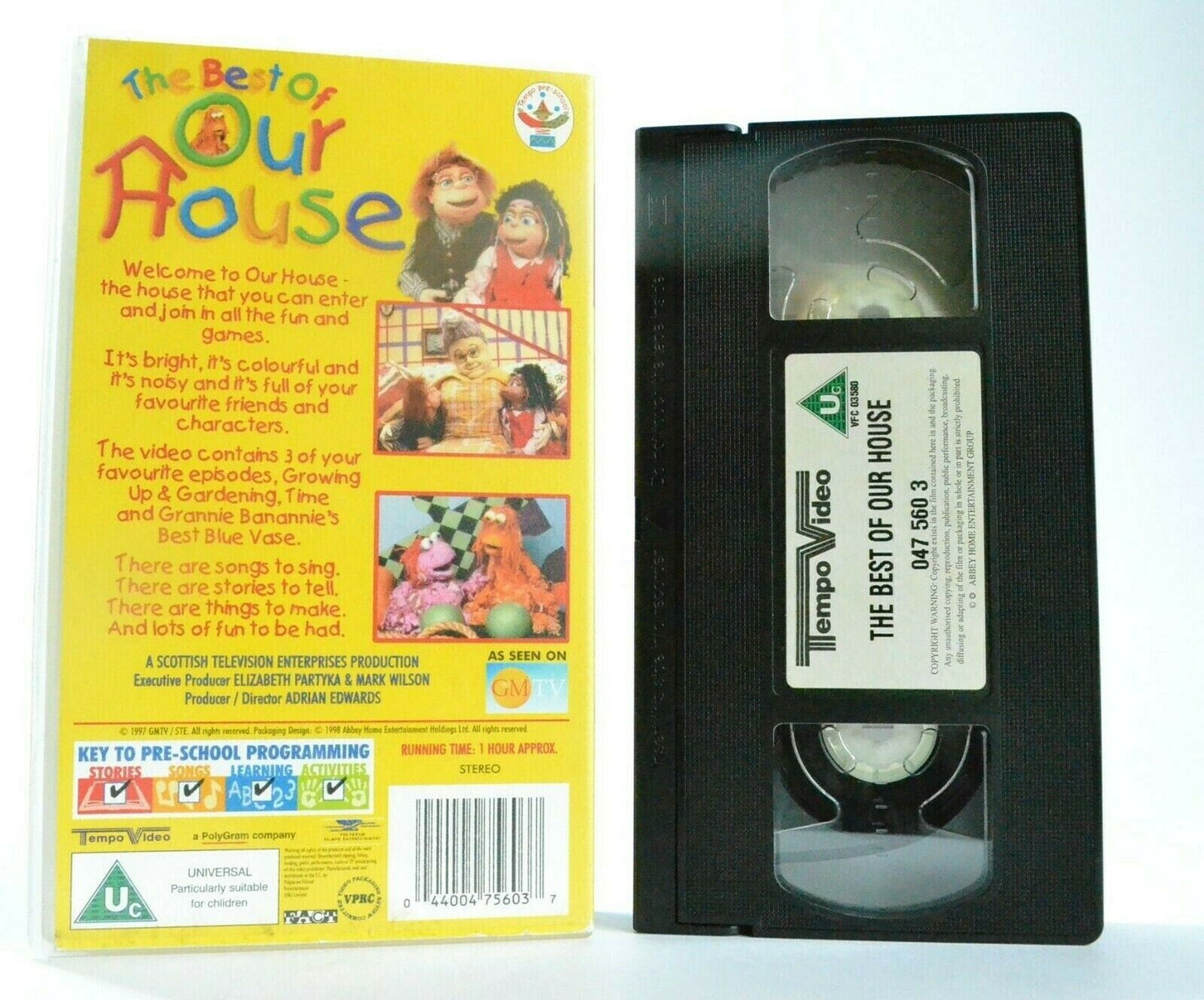 The Best Of Our House (Tempo Video) - Preschool - Educational - Kids - Pal VHS-