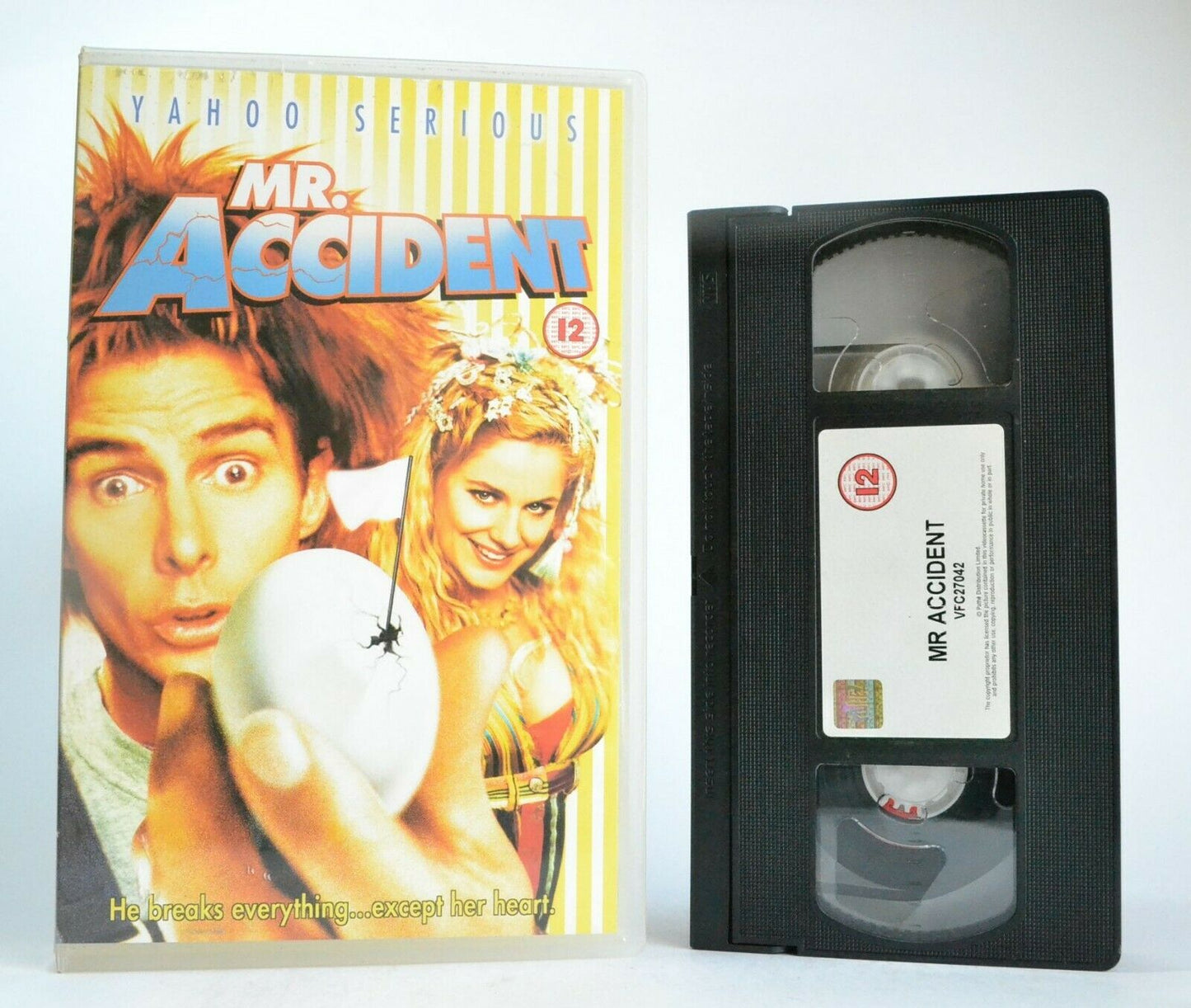 Mr.Accident (2000): Australian Comedy - Large Box - Yahoo Serious - Pal VHS-