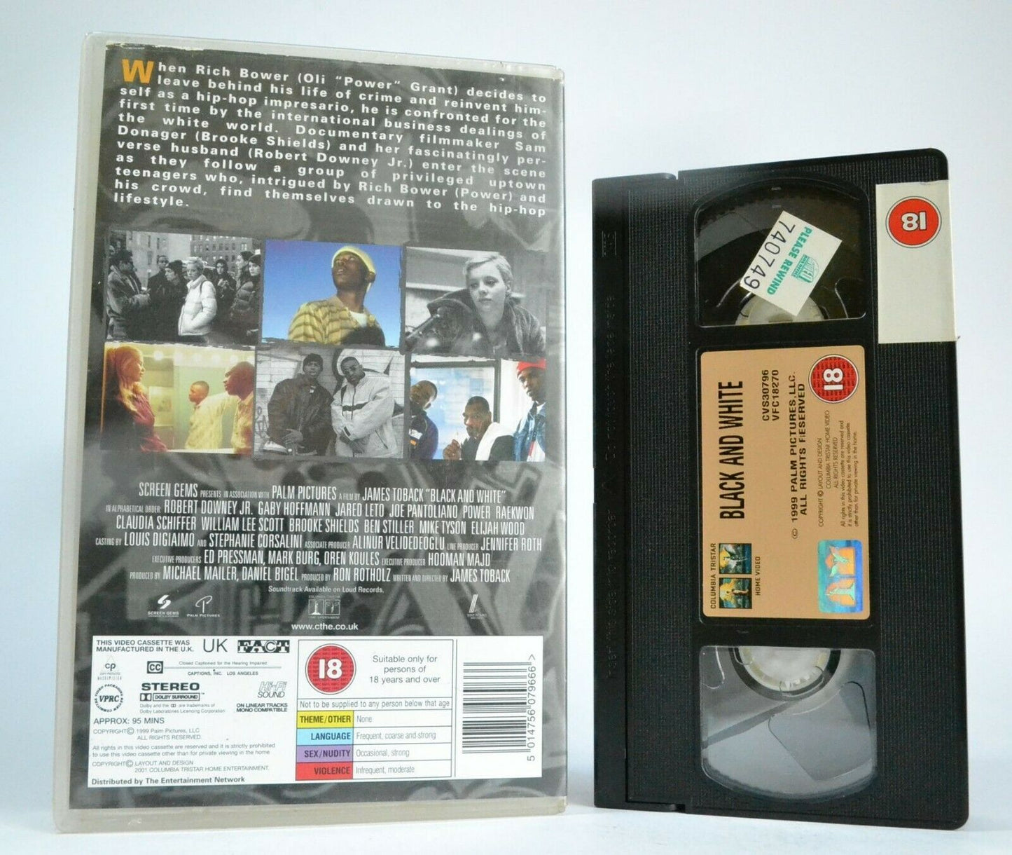 Black And White: M.Tyson/B.Stiller - Drama (1999) - Hip-Hop - Method Man - VHS-