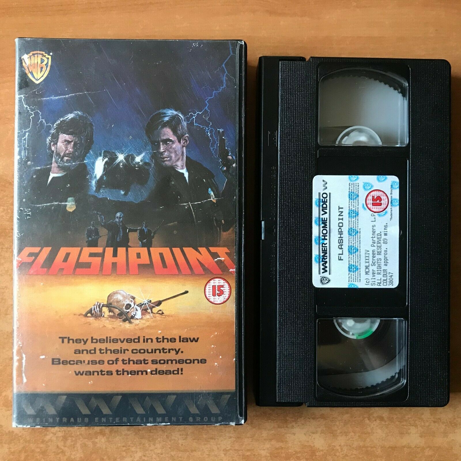 Flashpoint (1984); [George LaFountaine] Crime Action - Kris Kristofferson - VHS-