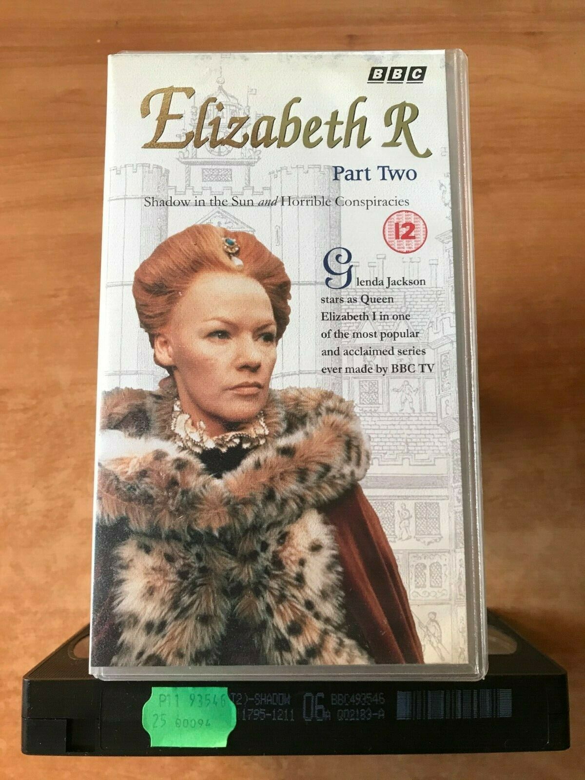 Elizabeth R (Part 2): Shadown In The Sun - BBC Drama - Glenda Jackson - Pal VHS-