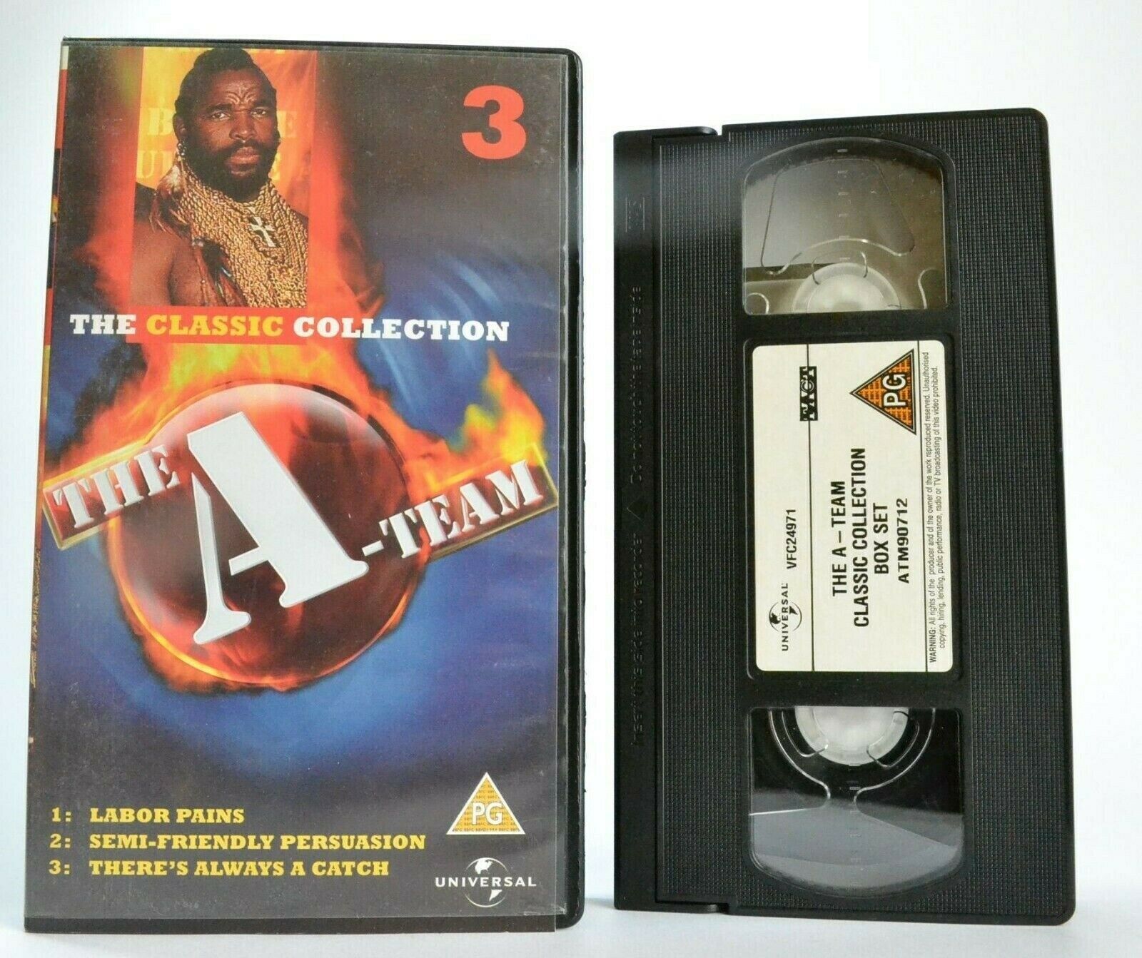 The A-Team [Classic Collection 3]:'Labor Pains' - TV Action Series - Mr. T - VHS-