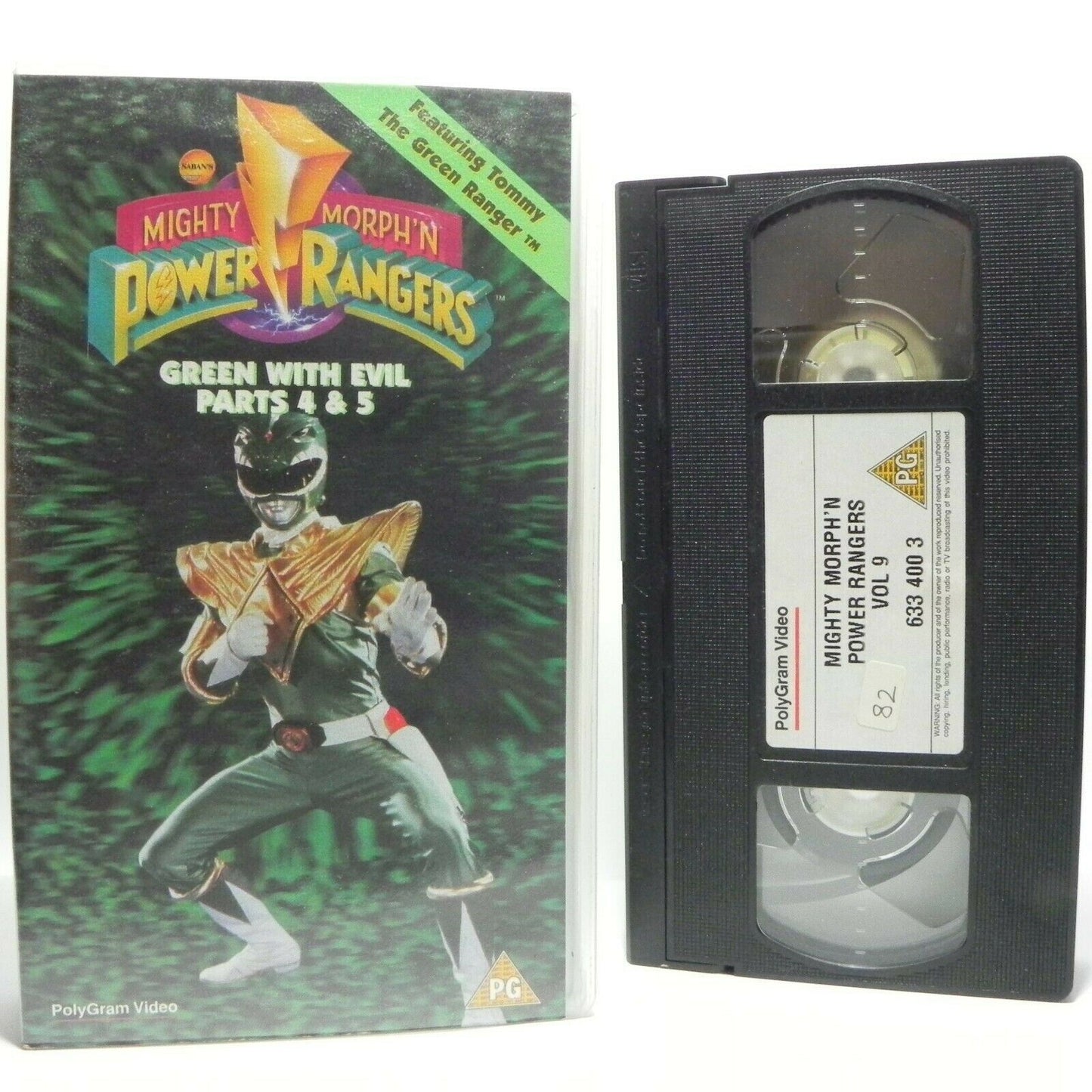 Mighty Morph'n Power Rangers: Green With Evil, Parts 4 And 5 - Children's - VHS-