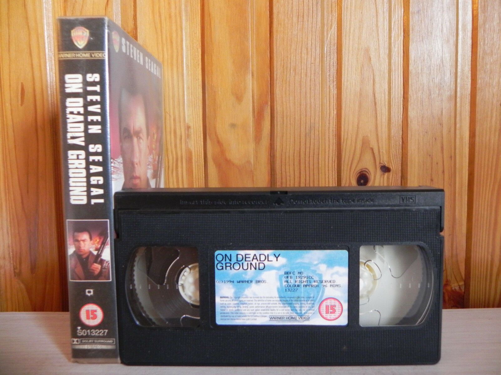 On Deadly Ground - Warner Home - Aikido Thriller (Deleted) Steven Seagal - VHS-