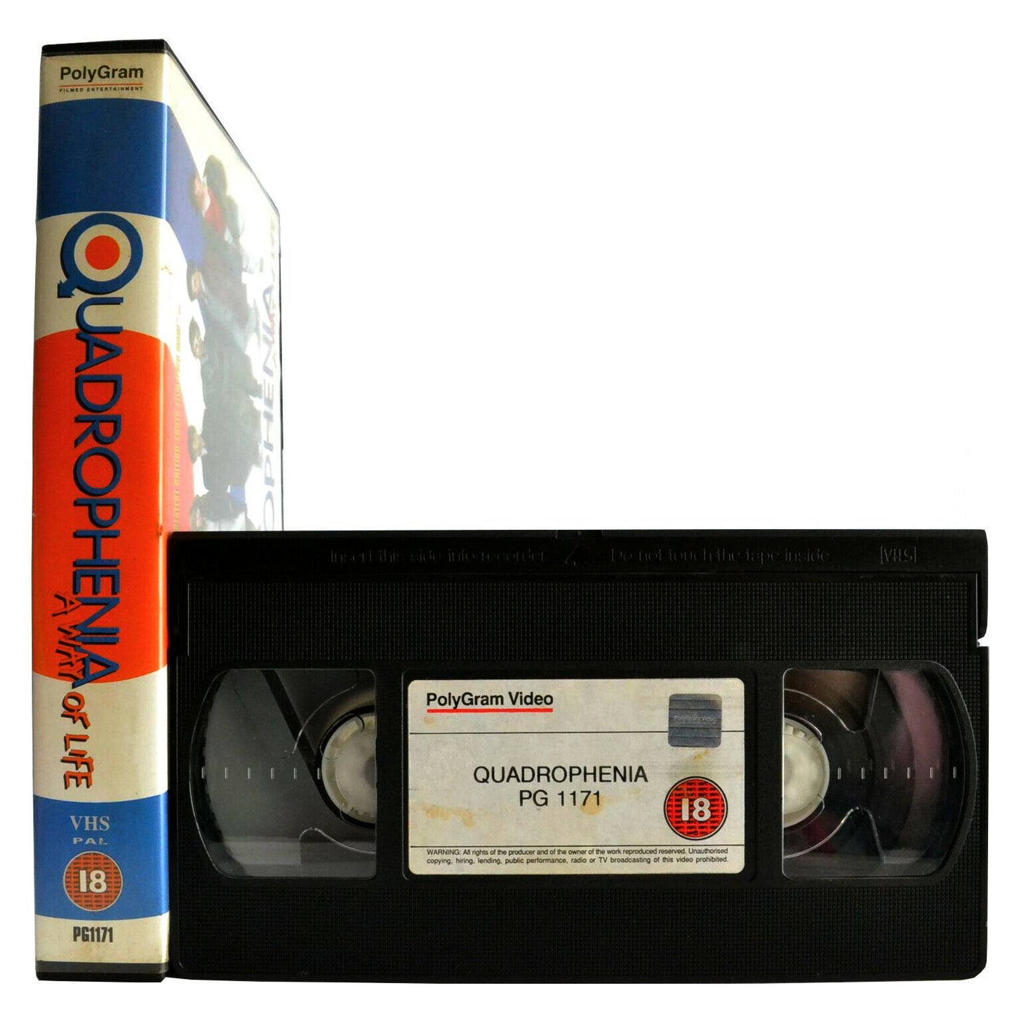 Quadrophenia: Greatest British Youth Film (1979)- Large Box - Mods Gang - VHS-