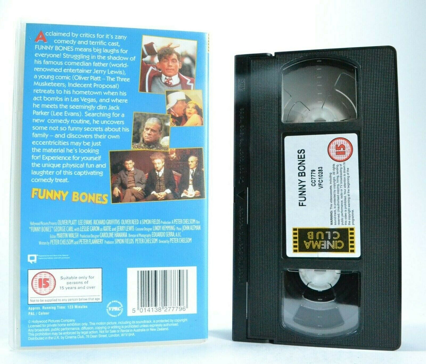 Funny Bones (1995): British/American Comedy Drama - Lee Evans/Jerry Lewis - VHS-