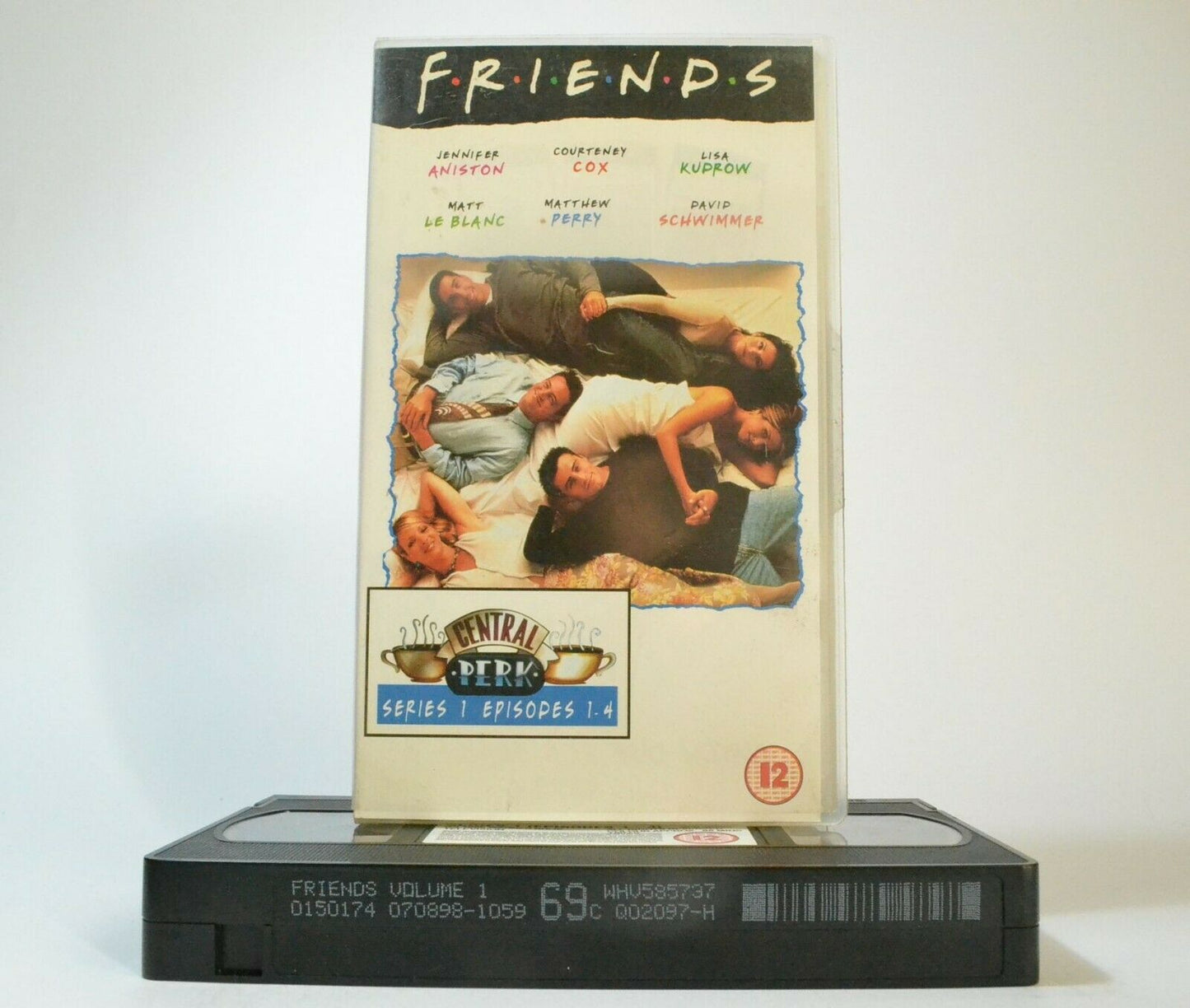 Friends (Series 1, Ep. 1-4): 'The One Where All Began'- Jennifer Aniston - VHS-