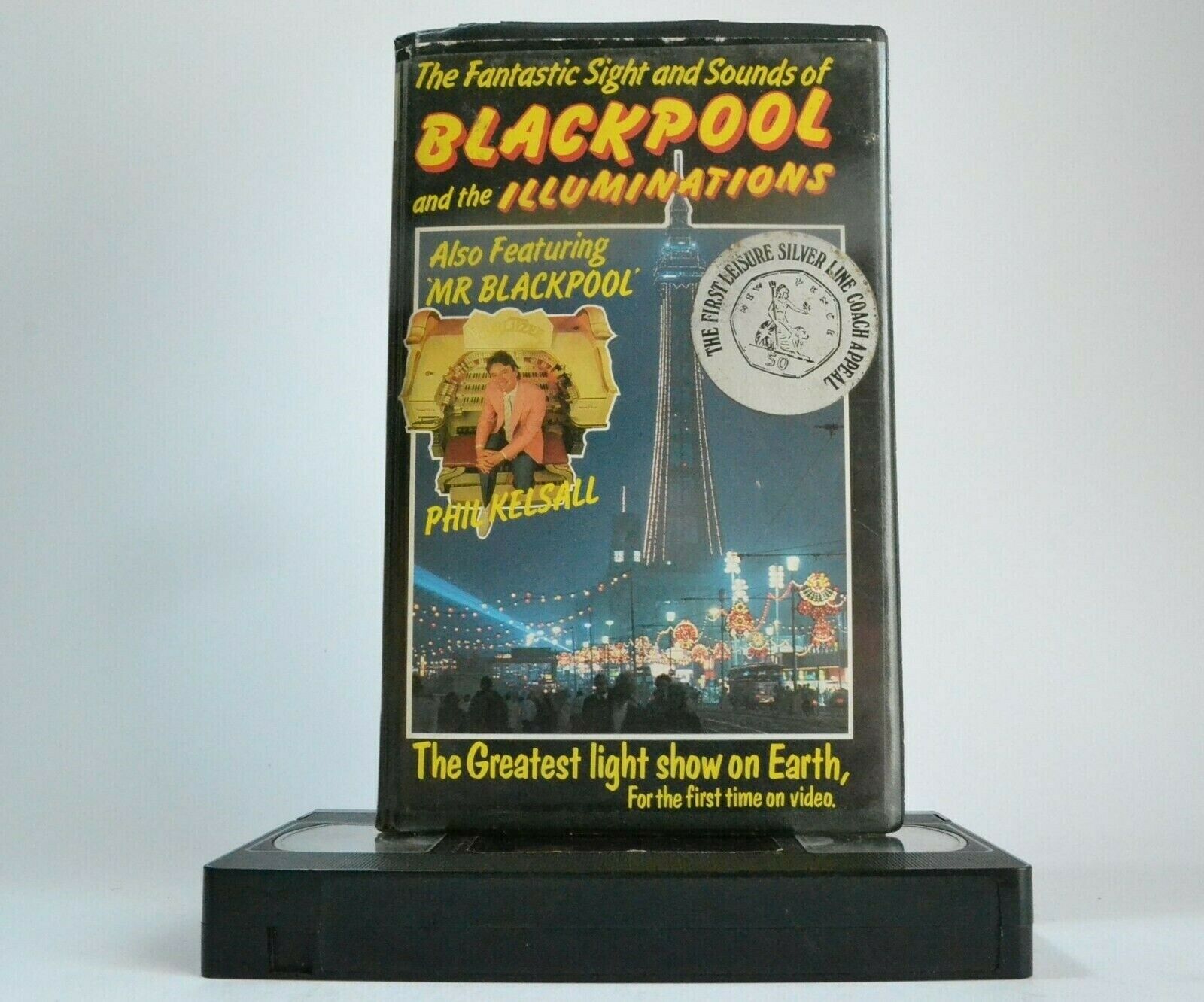 The 1991 Blackpool Illuminations [Light Show] - Phil Kelsall - Large Box - VHS-