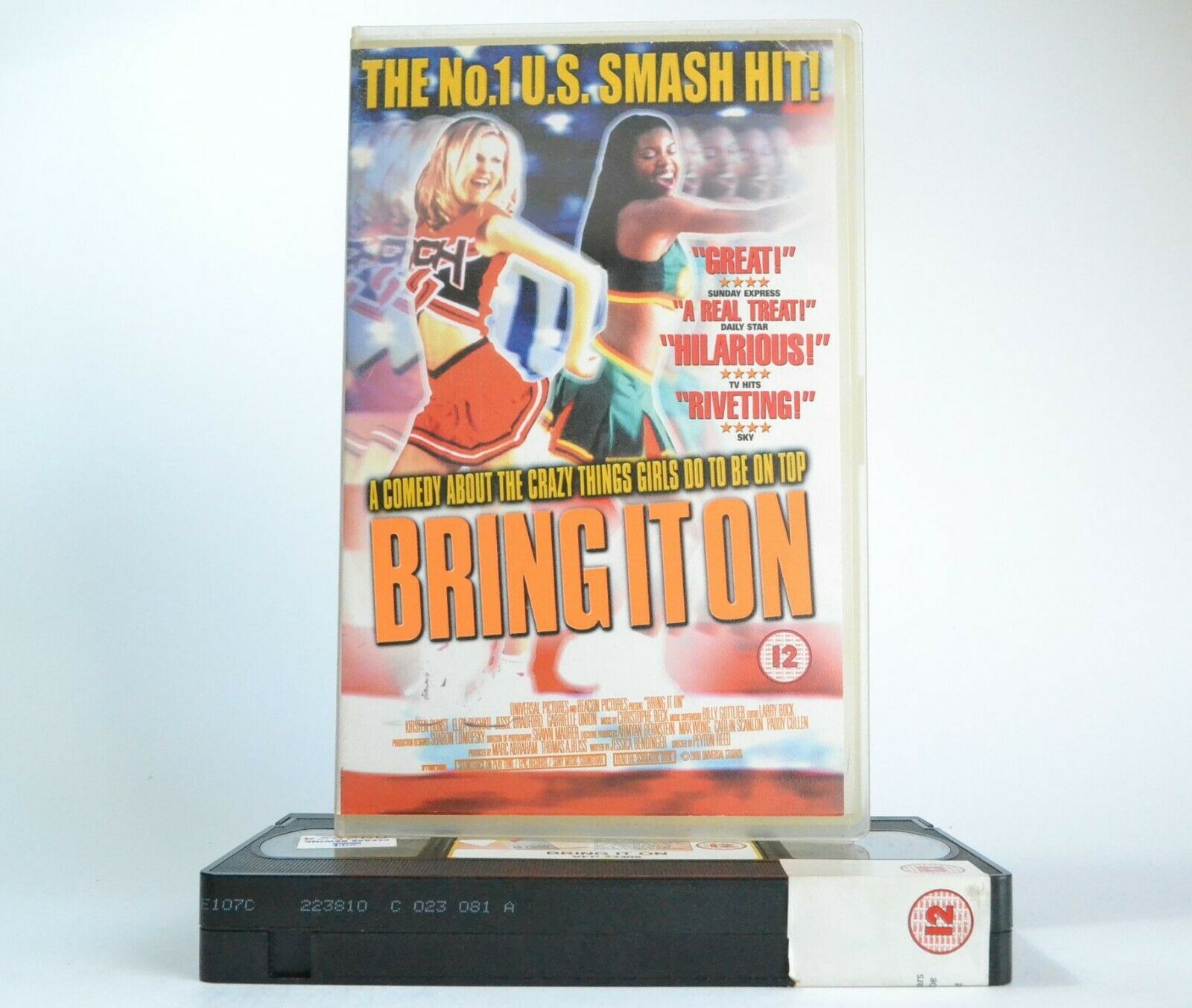 Bring It On (2000): Teen Cheerleading Comedy - Large Box - Kirsten Dunst - VHS-