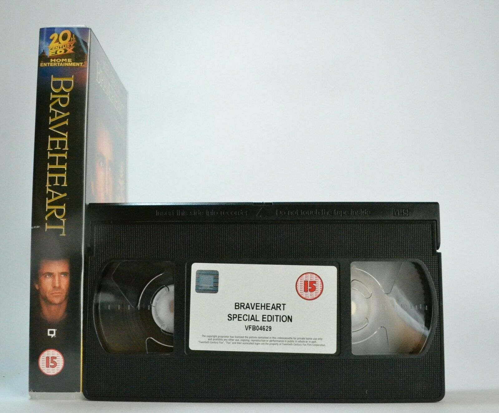 Braveheart (1995) - Special Edition - Epic War Drama - Mel Gibson - Pal VHS-