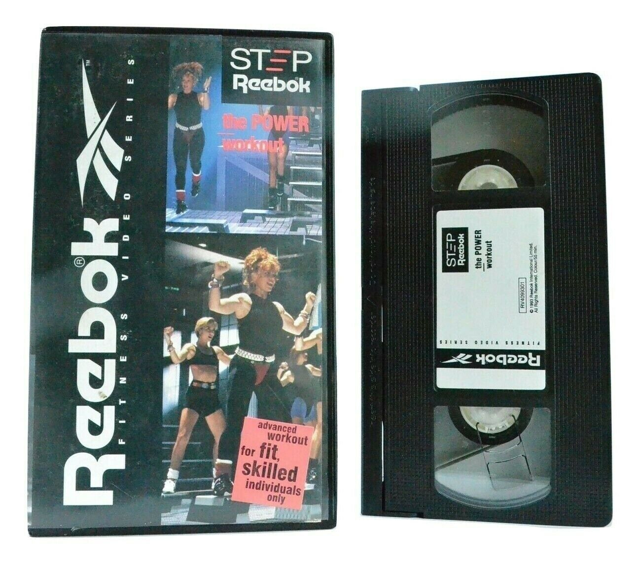 Reebok: Fitness Video Series - By Gin Miller - Power Workout - Exercises - VHS-