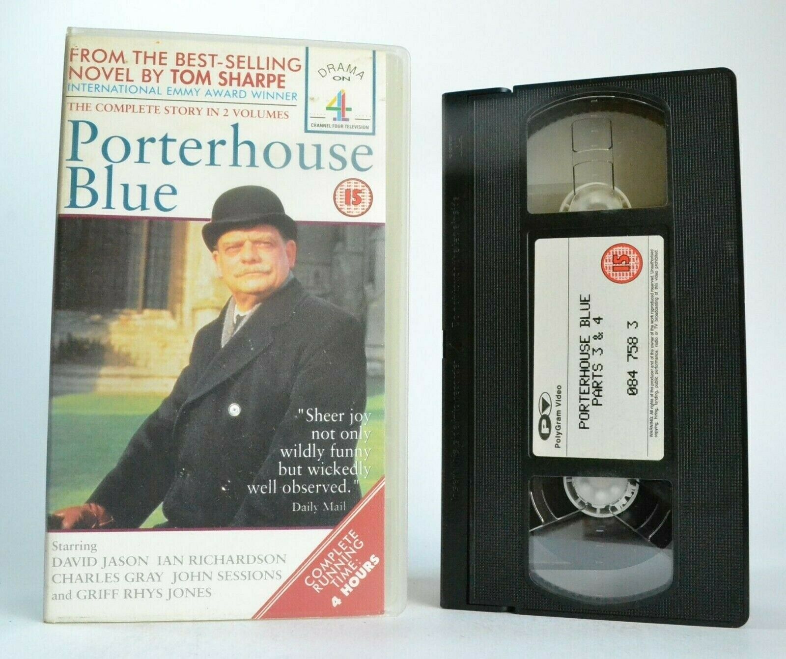 Porterhouse Blue: Based On Tom Sharpe Novel - TV Series - David Jason - Pal VHS-