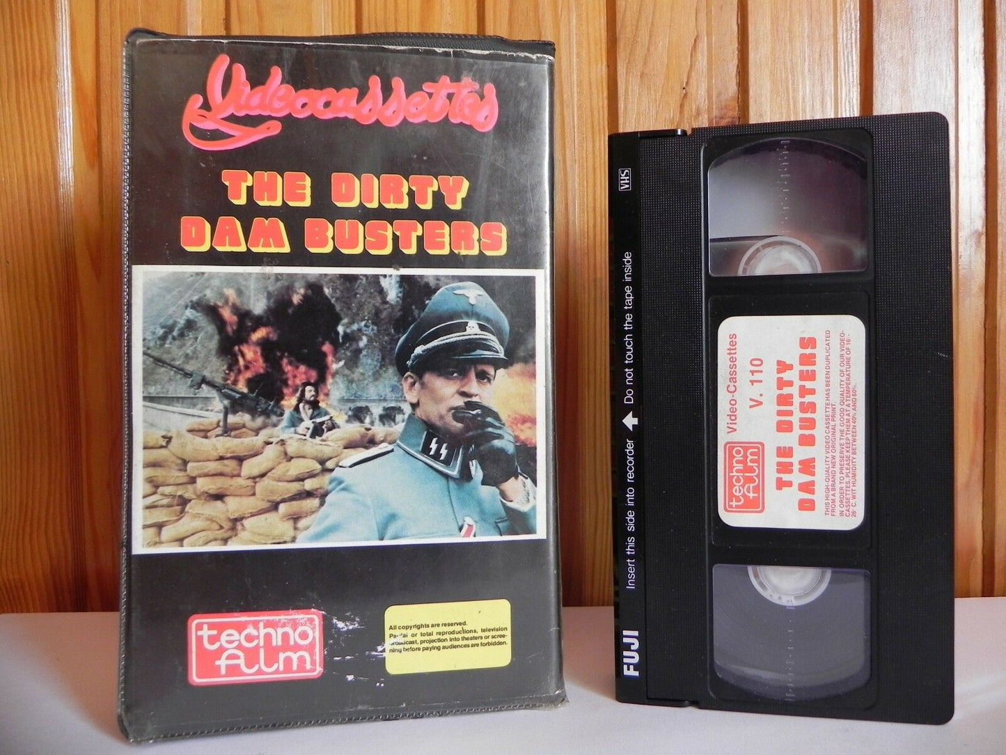 The Dirty Dam Busters - Techno Film - War Drama - Klaus Kinski - Big Box - VHS-