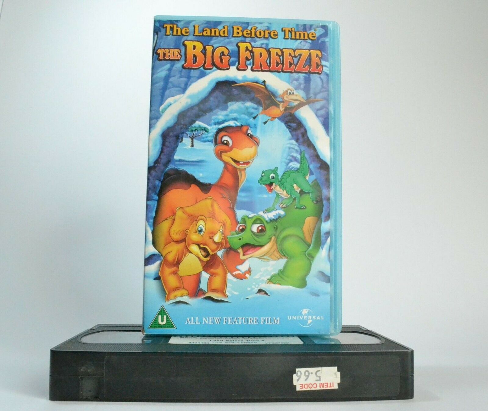 The Land Before Time 8: The Big Freeze - Animated - Family - Children's - VHS-