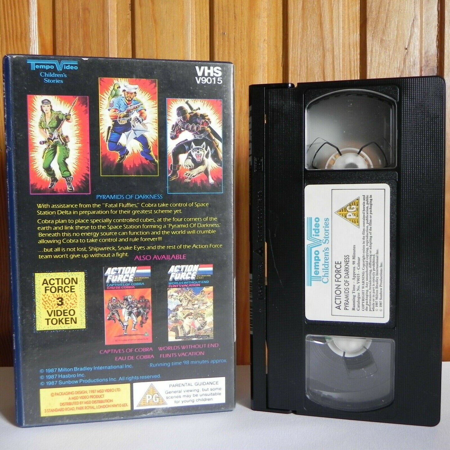 Action Force: Pyramids Of Darkness - Action Adventure - Animated - Kids - VHS-