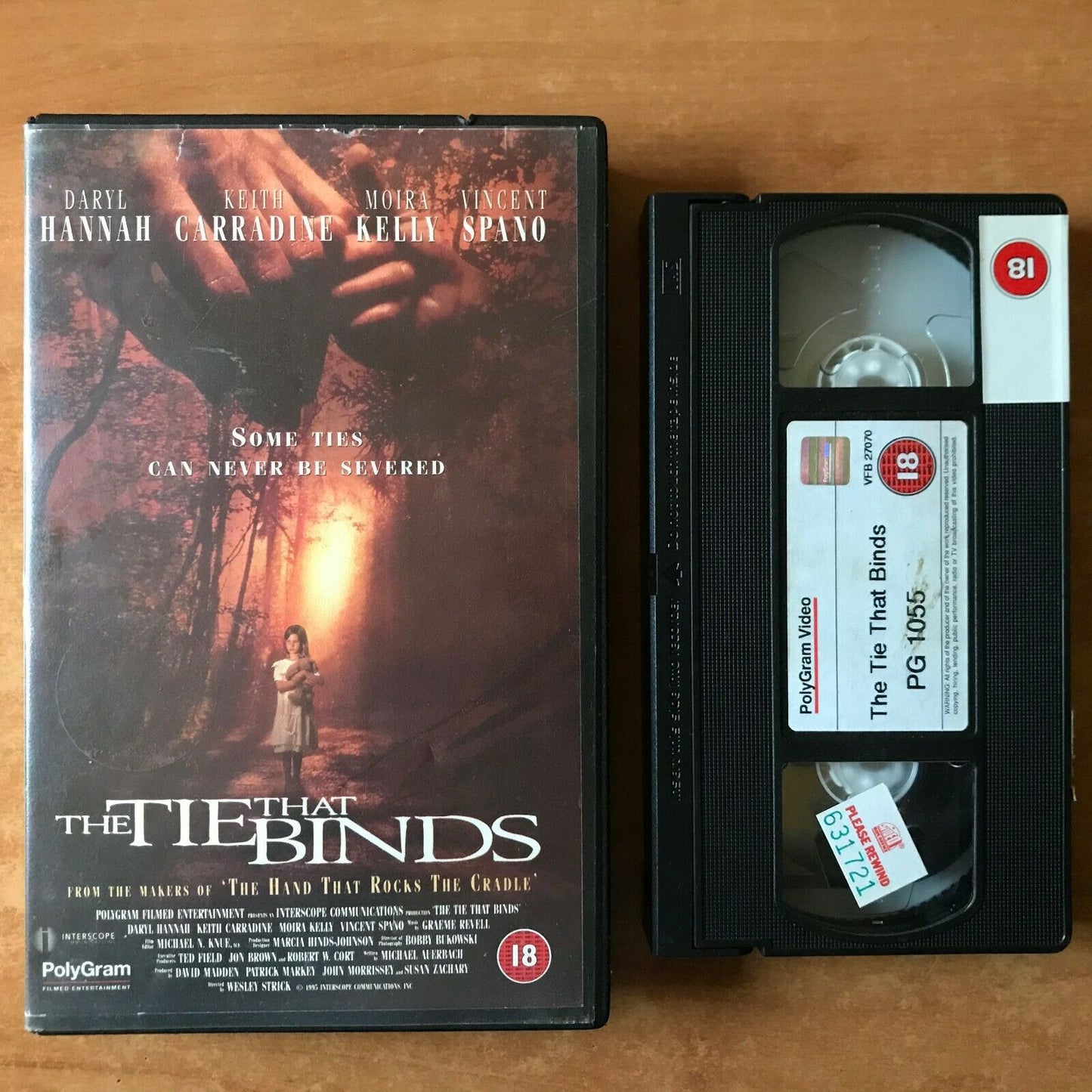 The Tie That Binds: Crime Thriller - Drama [Big Box] Rental - Daryl Hannah - VHS-