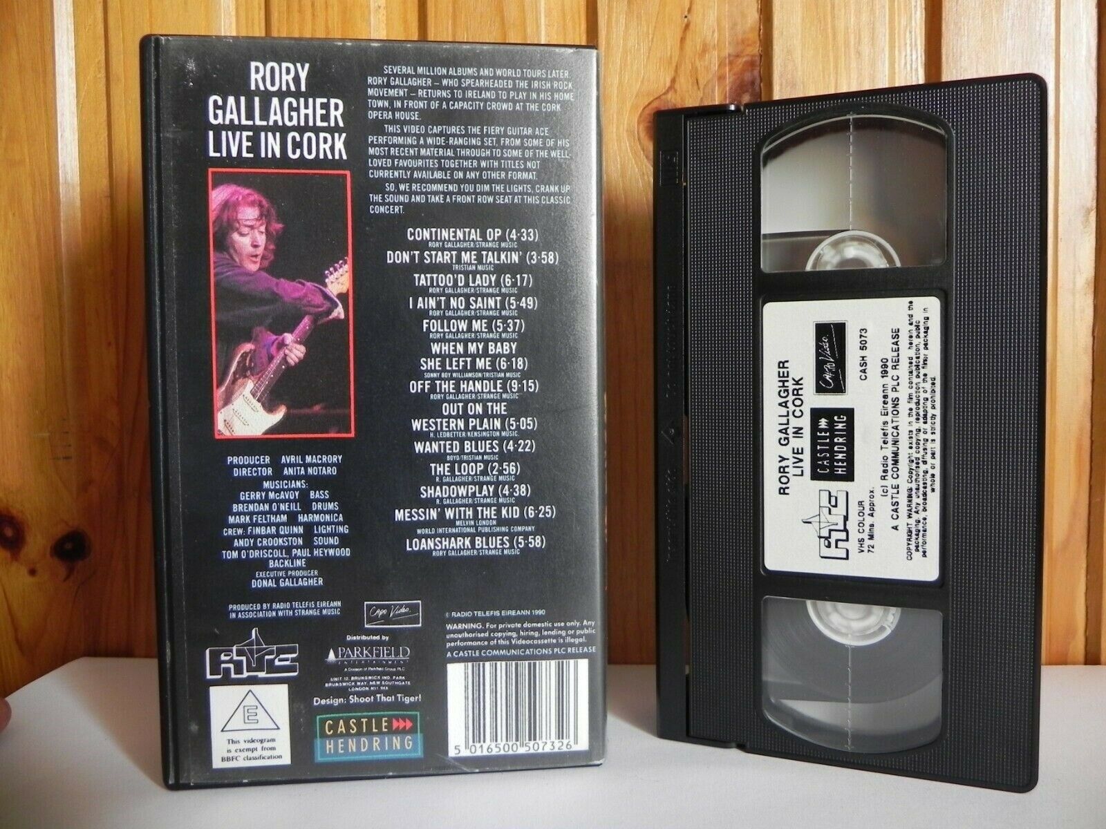 Rory Gallagher - Live On Cork - Concert - Classic Tracks - Music - Pal VHS-