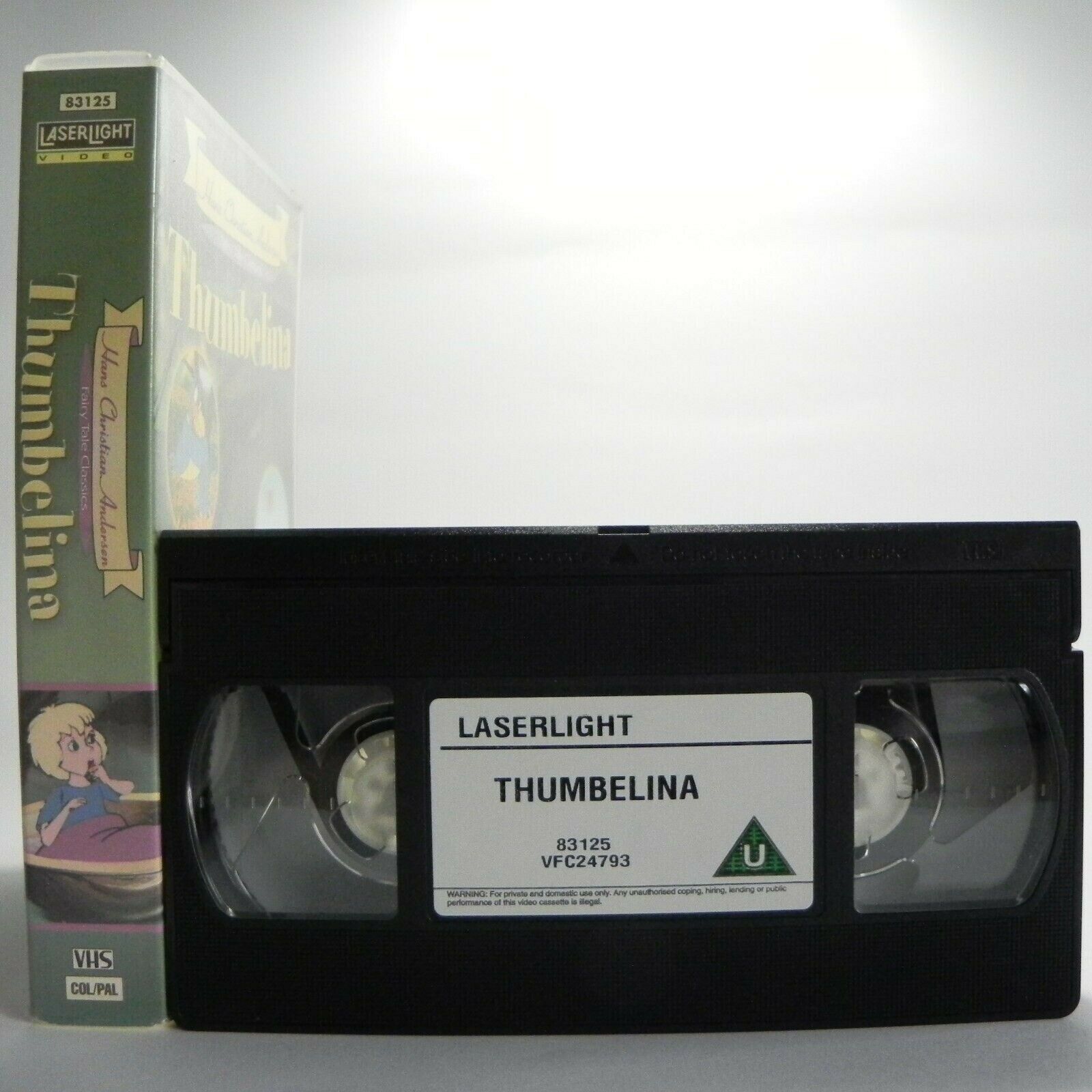 Thumbelina: By H.C.Andersen - Fairy Tale Classics - Animated - Children's - VHS-