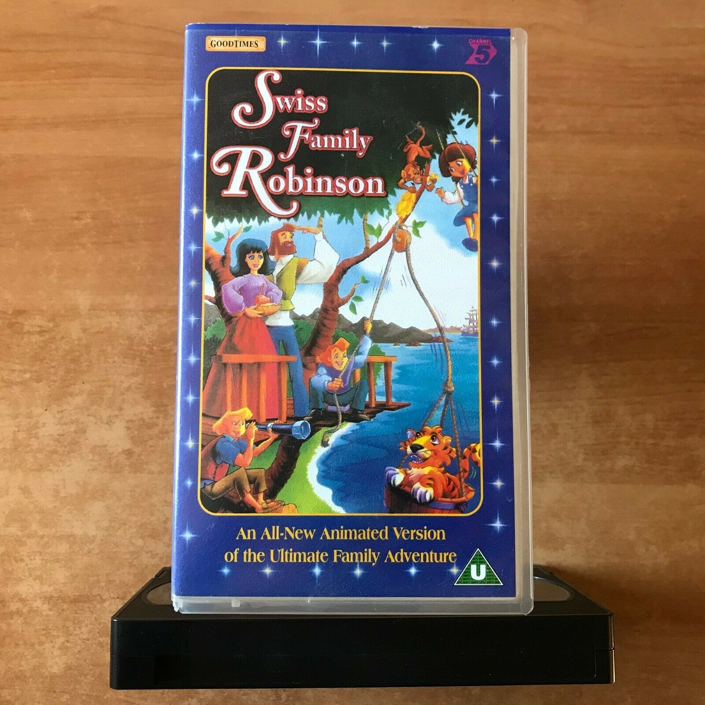 Swiss Family Robinson; [Goodtimes] Animated Adventure - Children's - Pal VHS-