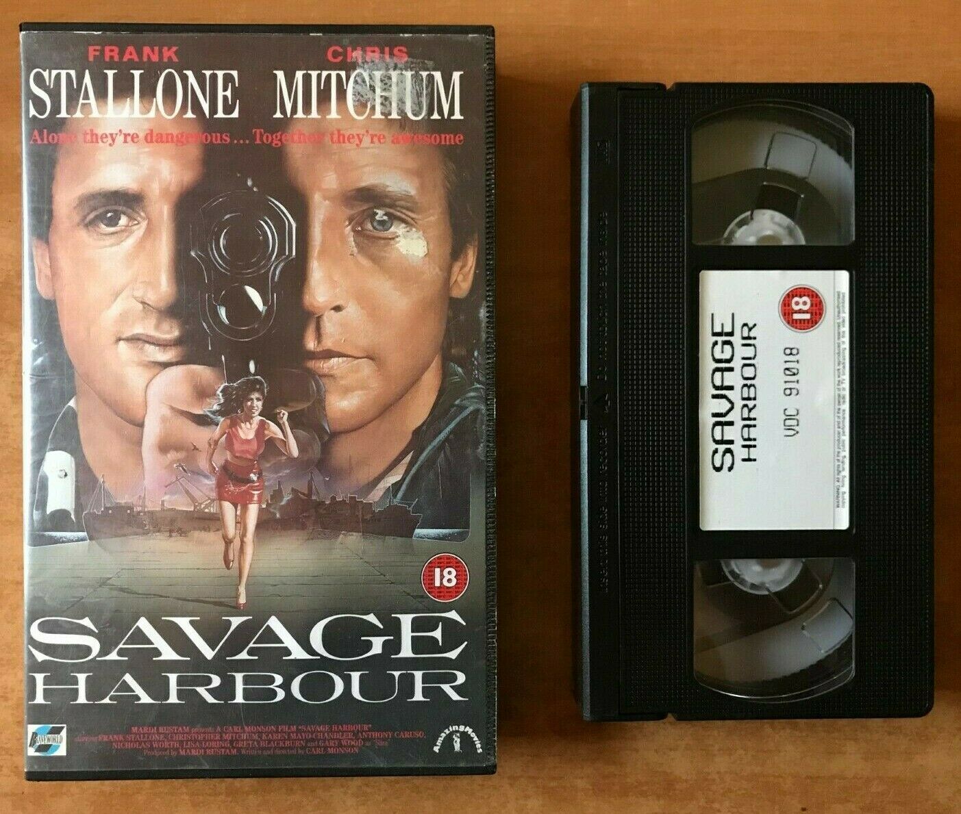 Savage Harbour (1987); [Braveworld] Action Drama - Frank Stallone - Pal VHS-