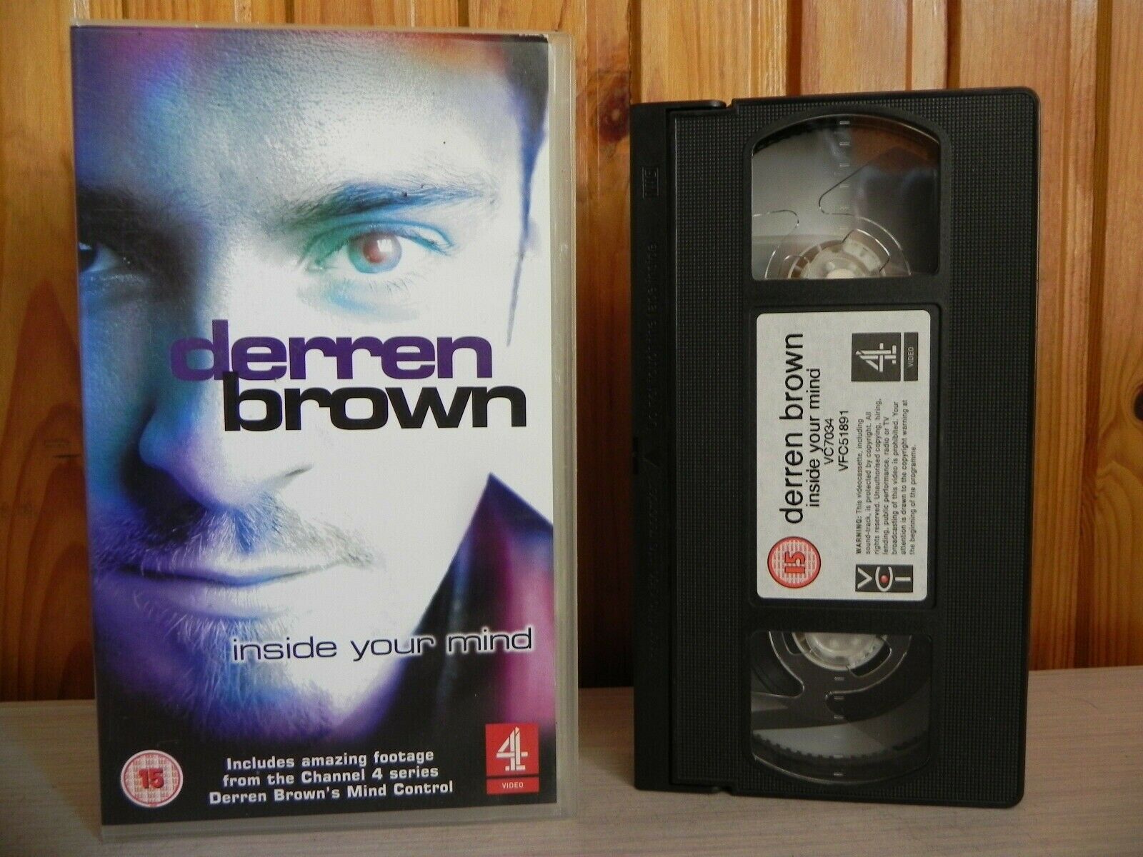 Derren Brown - Inside Your Mind - VCI - Magic/Sorcery - Mind Control - Pal VHS-