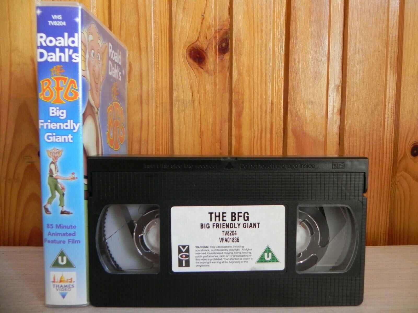 Roald Dahl's - The BFG - Big Friendly Giant - Full Length Animated Film - VHS-