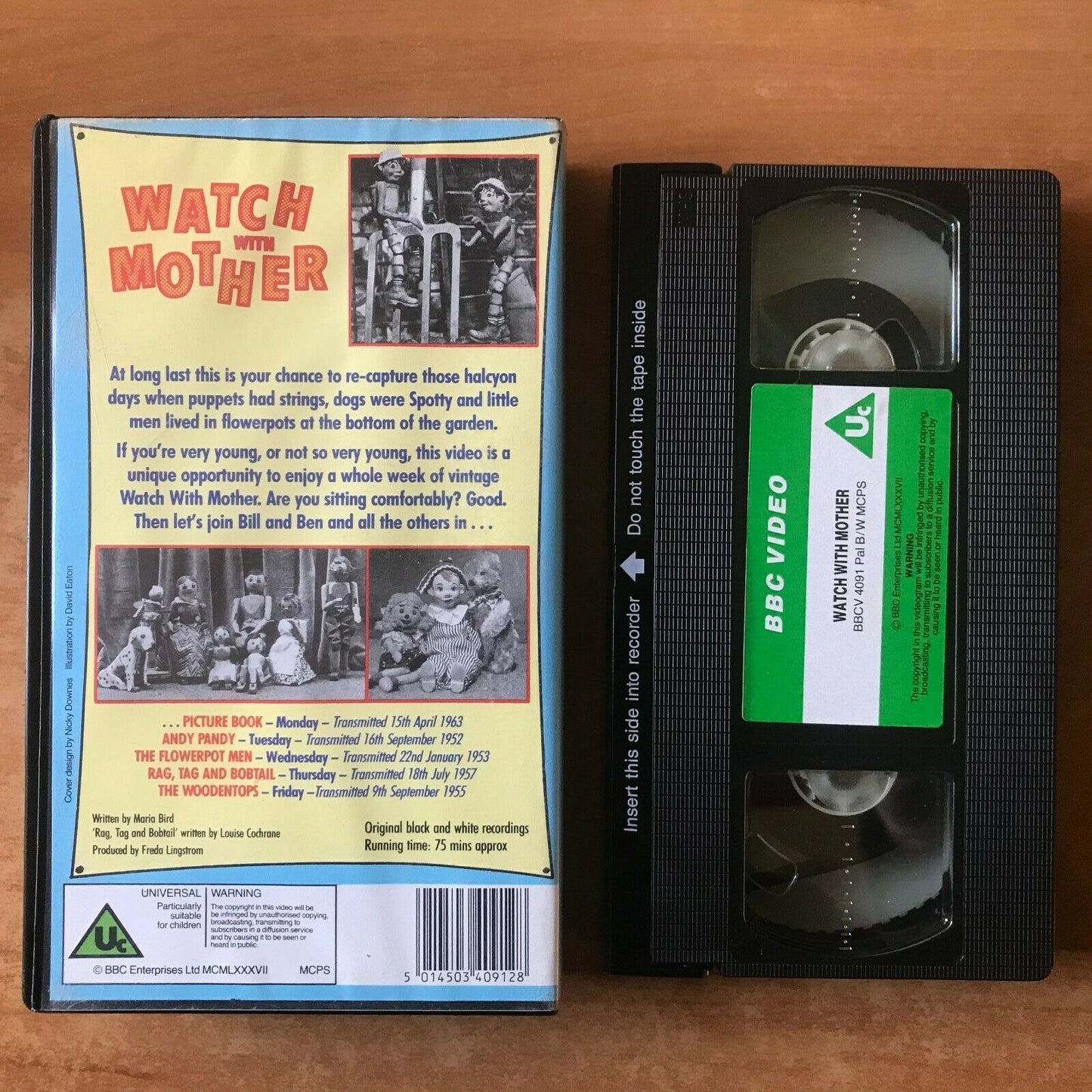 Watch With Mother [Black And White Classics] Vintage (BBC) Children's - Pal VHS-