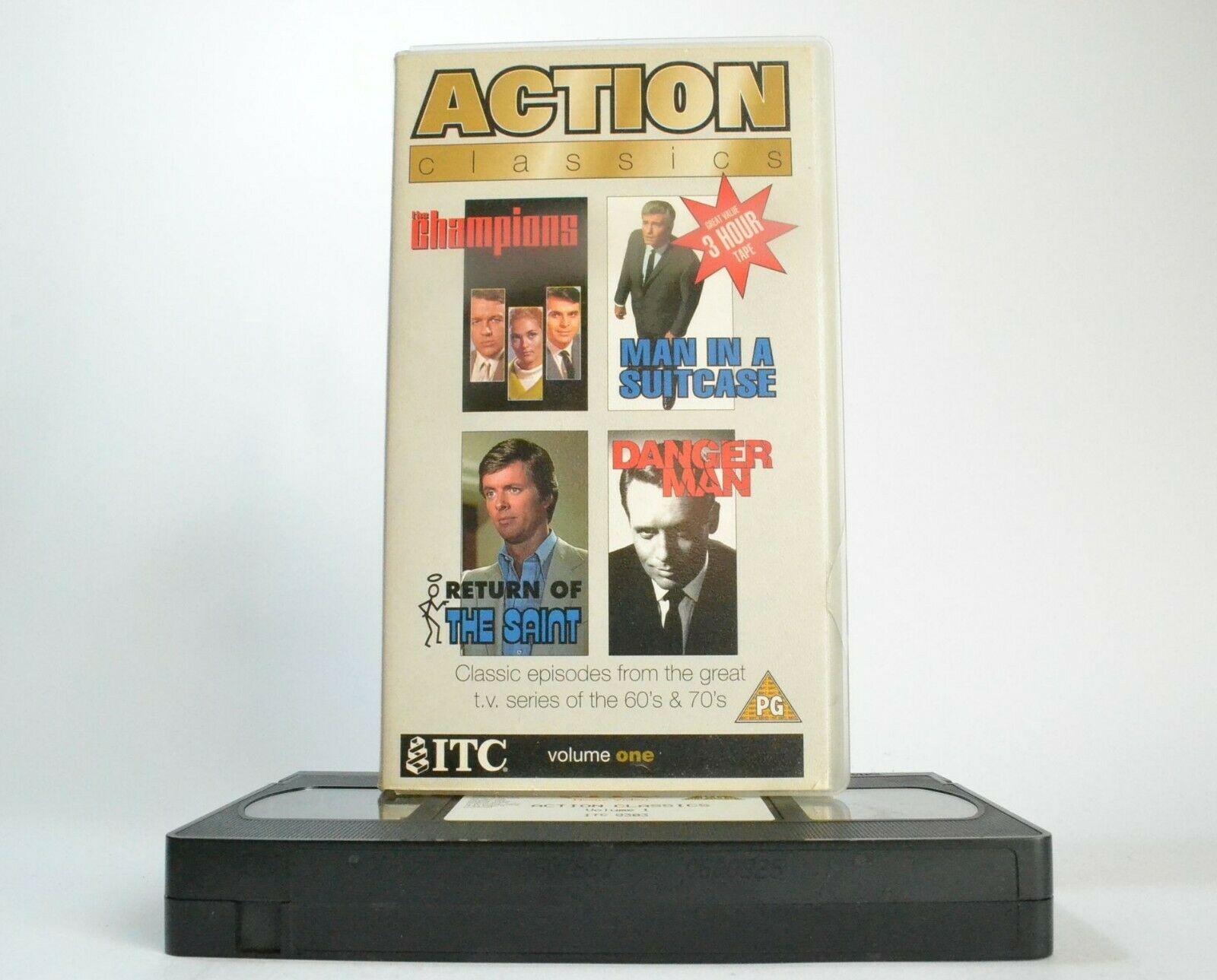 Action Classics (Vol.1): The Champions - Danger Man - Classic T.V. Series - VHS-