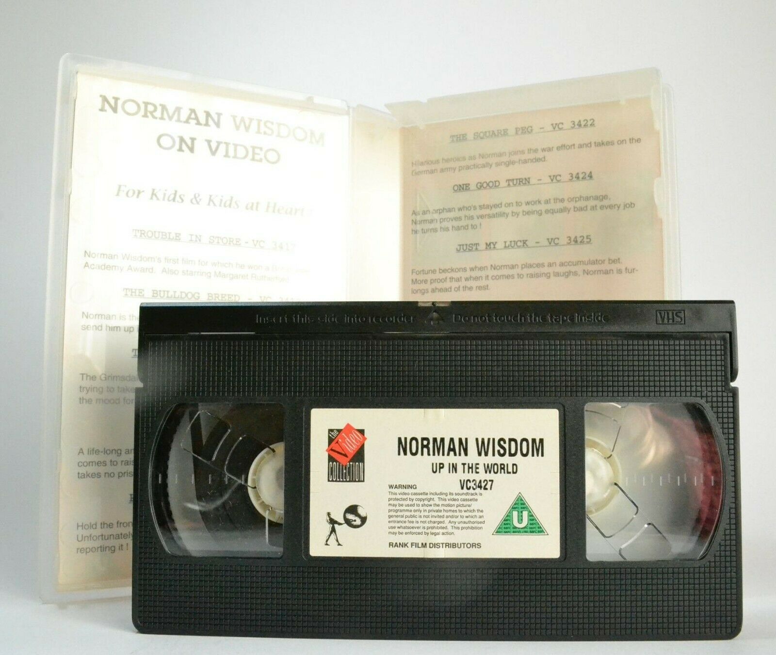 Up In The World (1956): Window Cleaner Adventures - Norman Wisdom - Pal VHS-