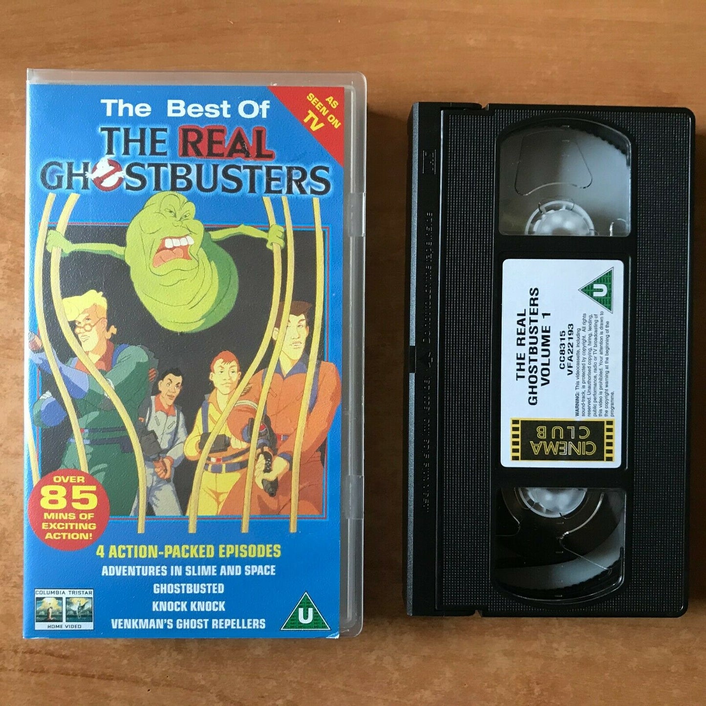 The Real Ghostbusters (The Best Of); [85 mins]: Ghostbusted - Animated - VHS-