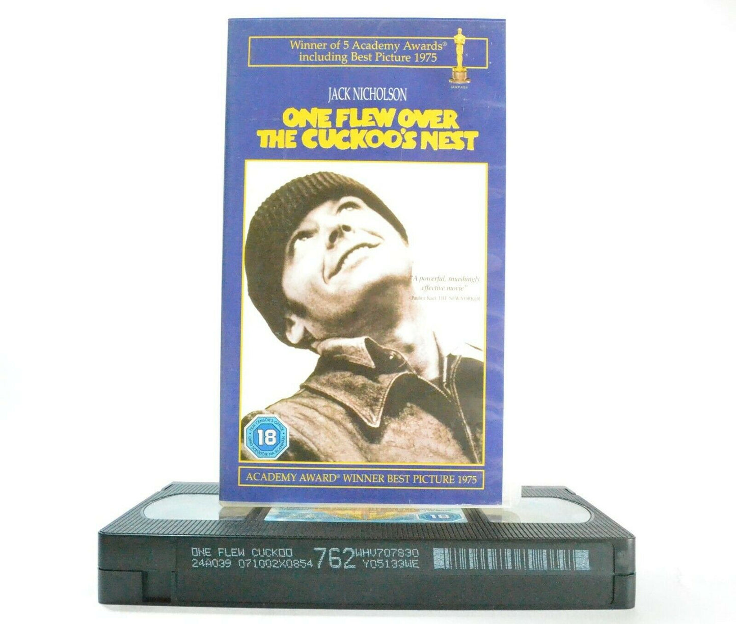 One Flew Over The Cuckoo's Nest: Milos Forman Drama - Jack Nicholson - Pal VHS-