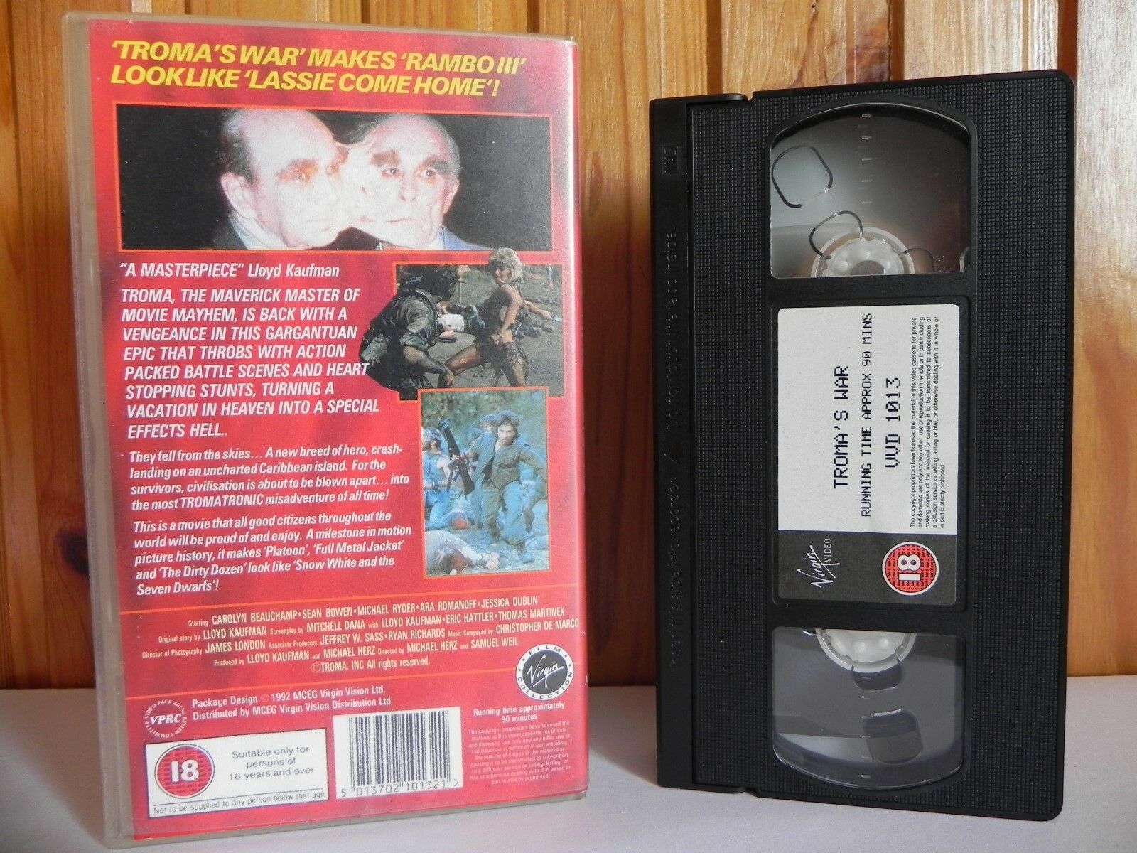 Thoma's War - Virgin Video - Action - Adventure - Carolyn Beauchamp - Pal VHS-