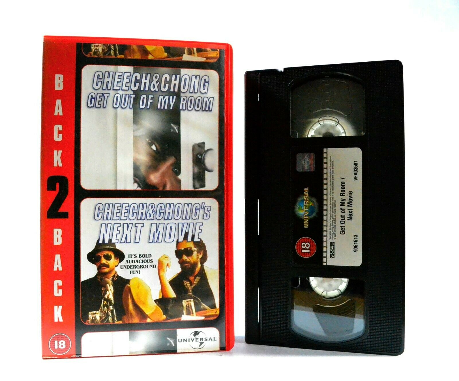 Cheech And Chong: Get Out Of My Room/Next Movie - 2 On 1 Stoner Comedy- Pal VHS-