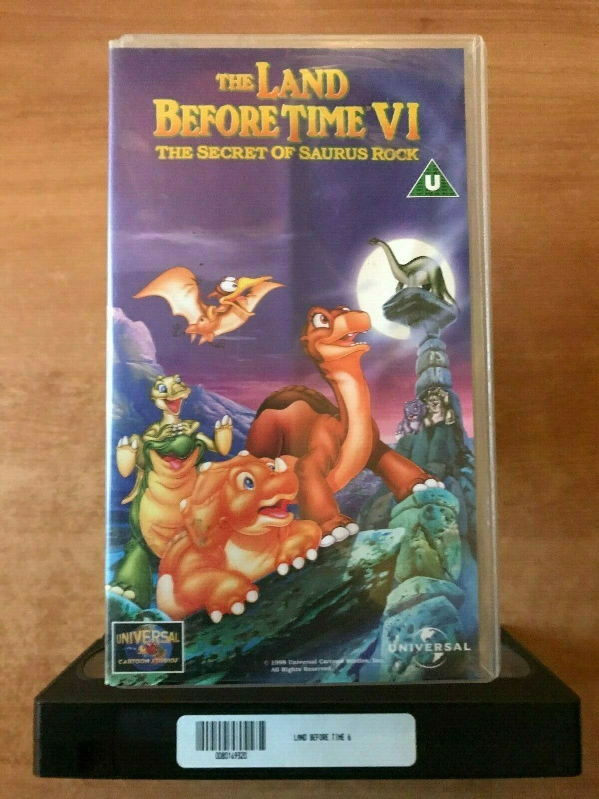 The Land Before Time 6: The Secret Of Saurus Rock - Animated - Kids - Pal VHS-