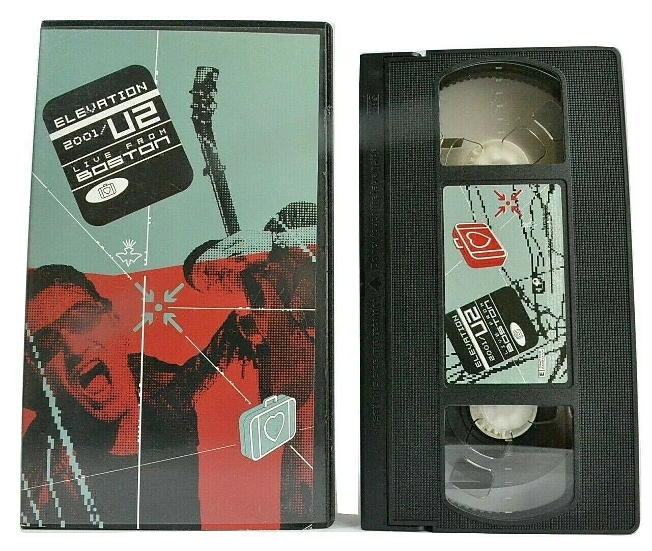 U2: Live From Boston [Elevation Tour 2001] Concert - Bono - The Edge - Pal VHS-