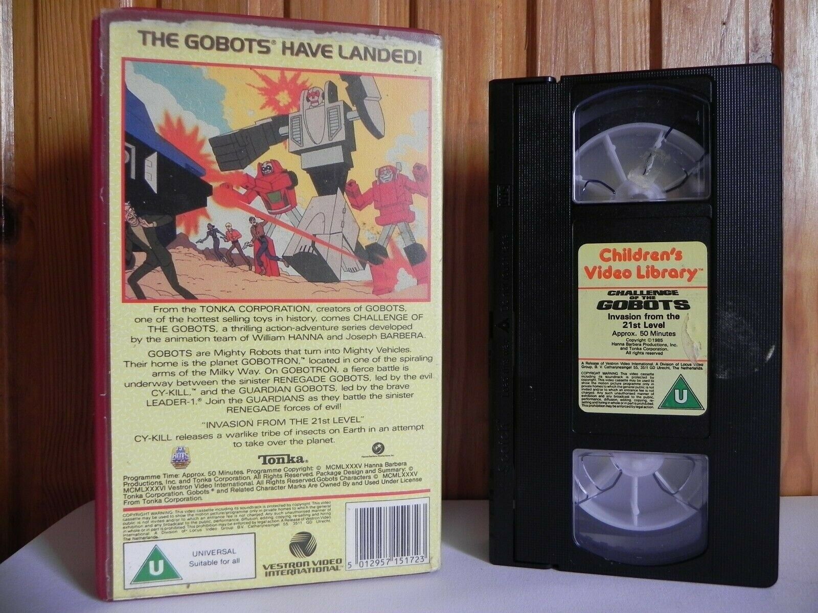 Challenge Of The Gobots - Invasion From The 21st level - Animated - Kids - VHS-