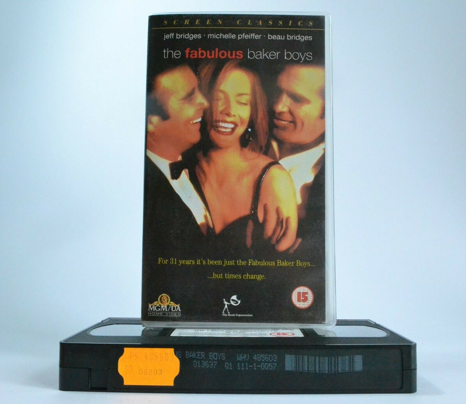 The Fabulous Baker Boys (1989): Romantic Musical - Michelle Pfeiffer - Pal VHS-