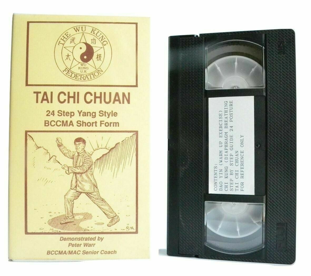 Tai Chi Chuan: 24 Step Yang Style - By Peter Warr - Taijiquan Meditation - VHS-