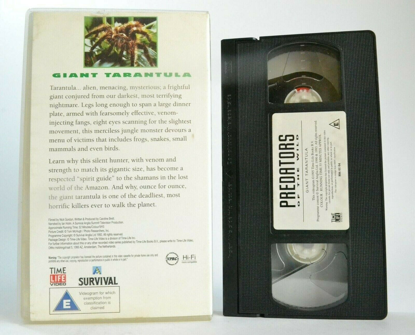 Predators Of The Wild: Giant Tarantula - Amazon Jungle - [Carolione Brett] - VHS-