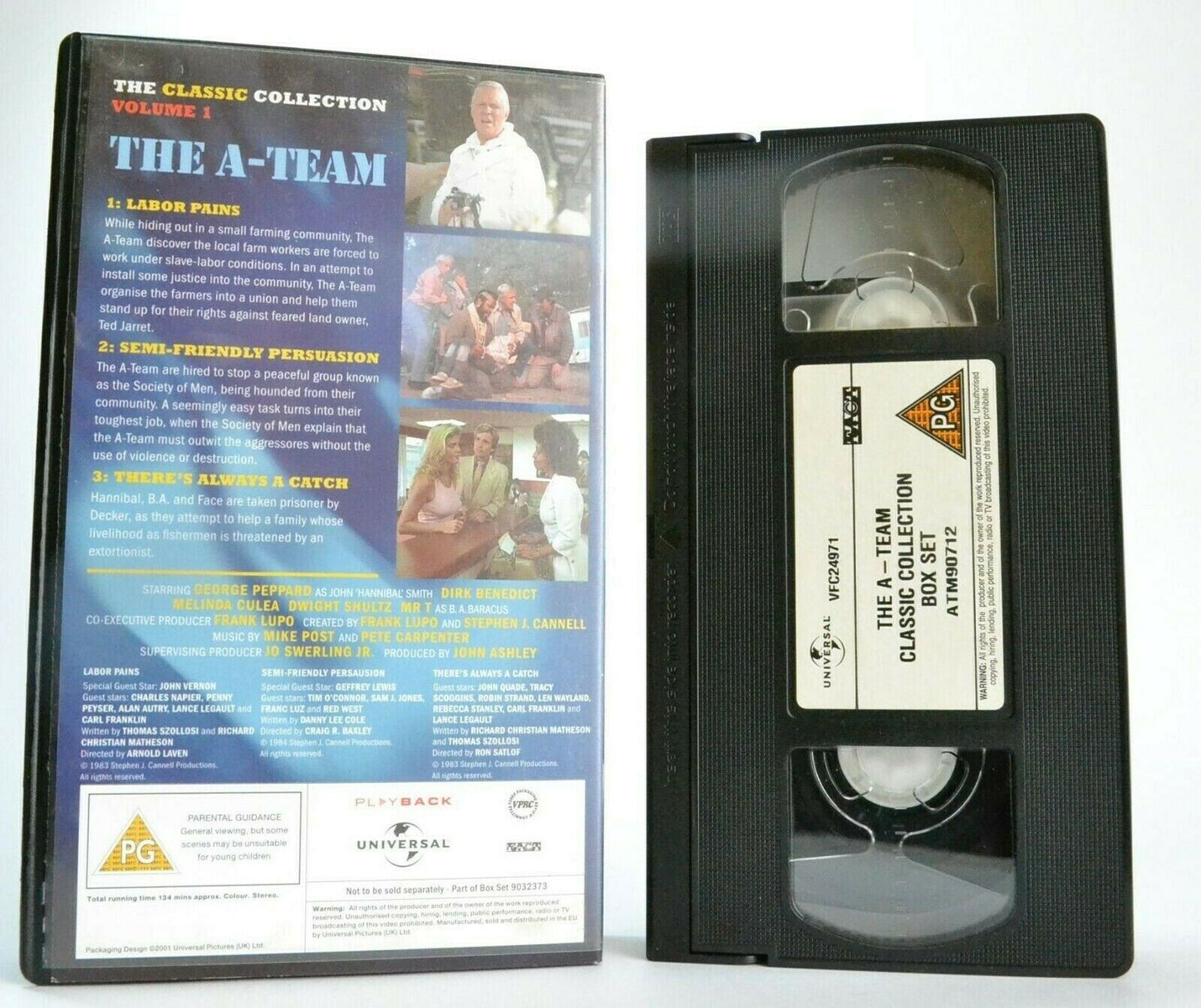 The A-Team [Classic Collection 3]:'Labor Pains' - TV Action Series - Mr. T - VHS-