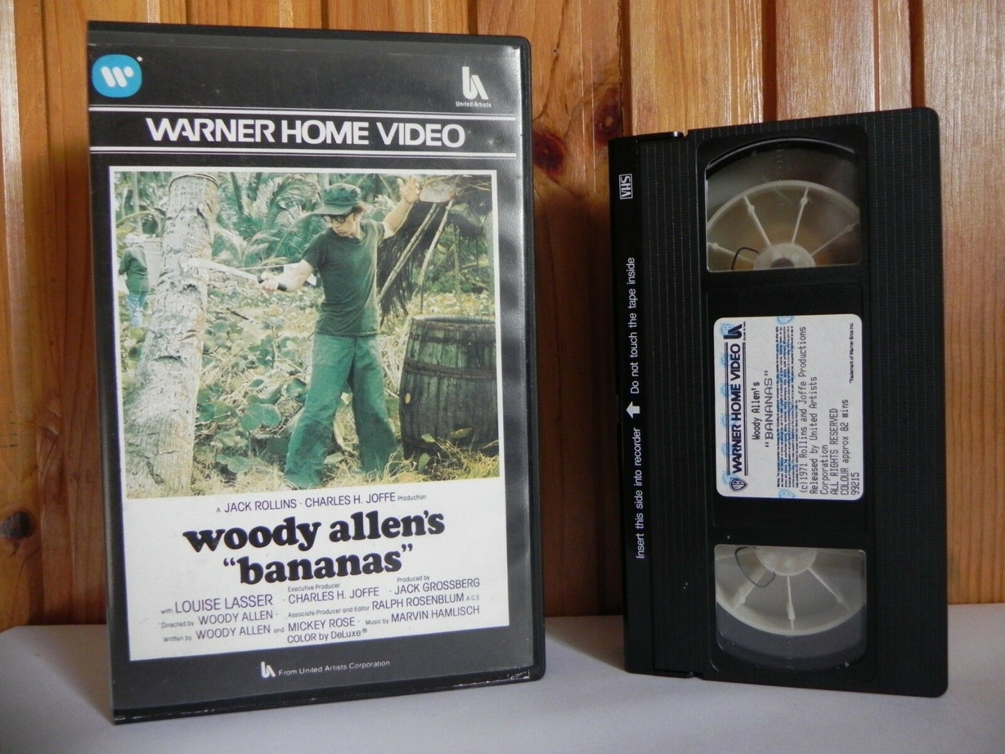 Bananas - Large Box - Warner - Pre-Cert - Comedy - Woody Allen (1979) - Pal VHS-