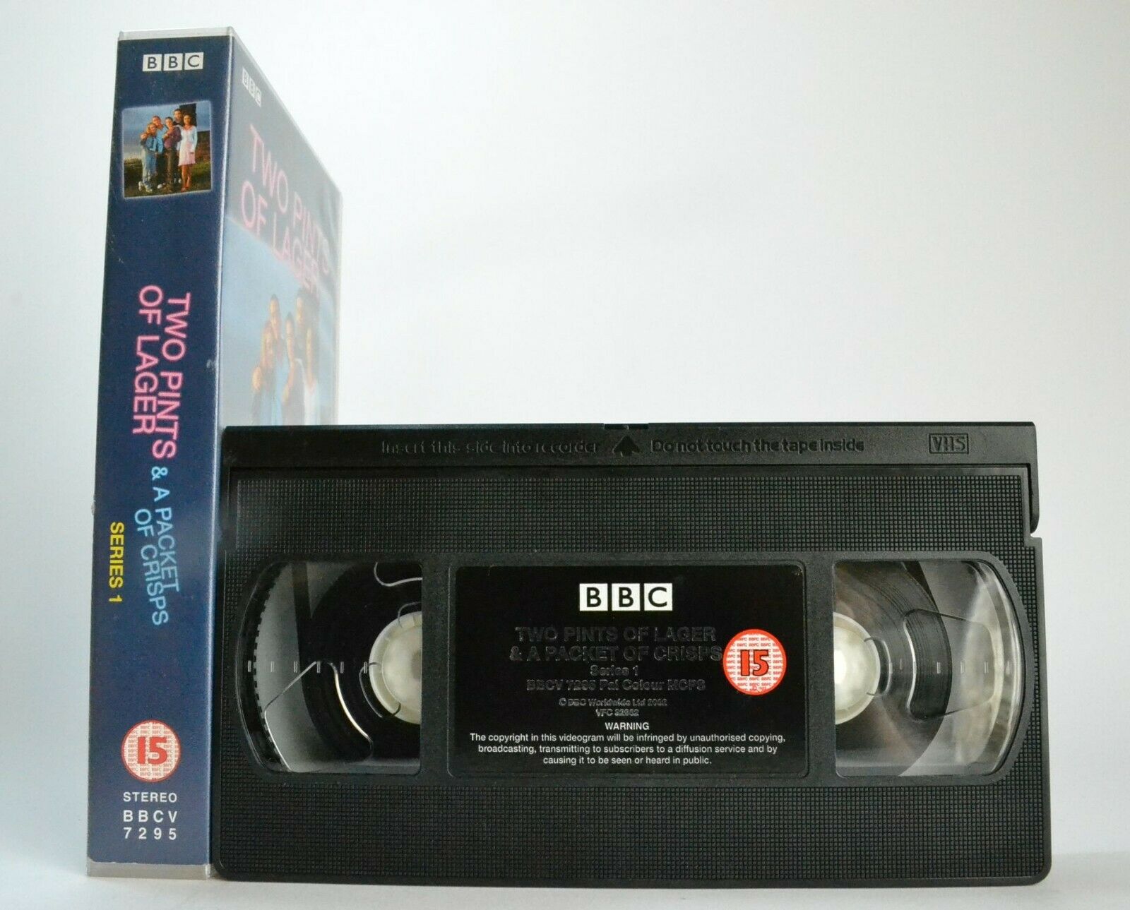 Two Pints Of Lager & A Packet Of Crips (Series 1) BBC Series - Comedy - Pal VHS-