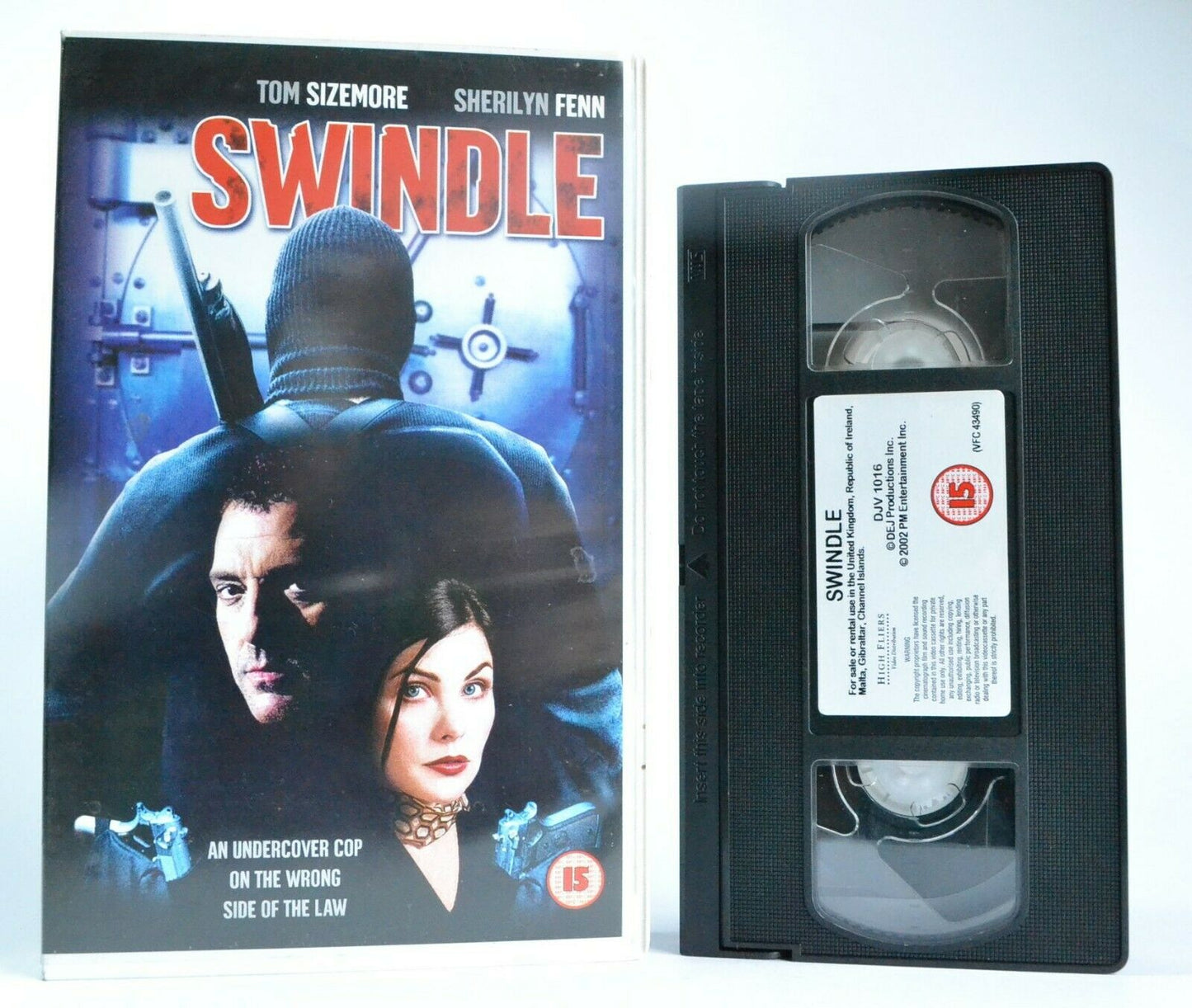 Swindle (2002): Crime Thriller - Large Box - Tom Sizemore/Sherilyn Fenn - VHS-