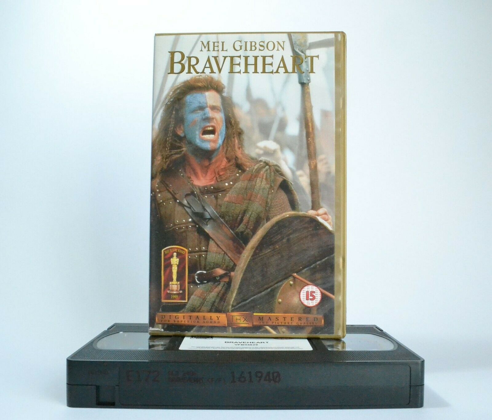 Braveheart (1995): Digitally Mastered - Epic War Drama - Mel Gibson - Pal VHS-