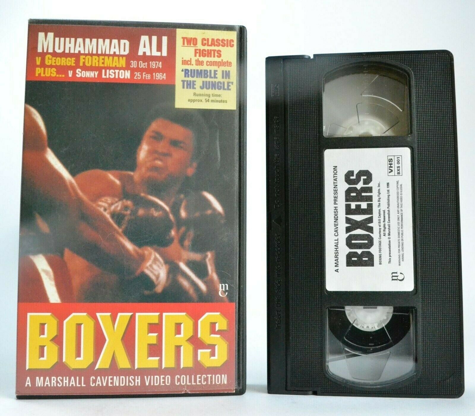 Boxers: "Muhamad Ali" Vs. "George Foreman" (1974) - Classic Fights Sports - VHS-